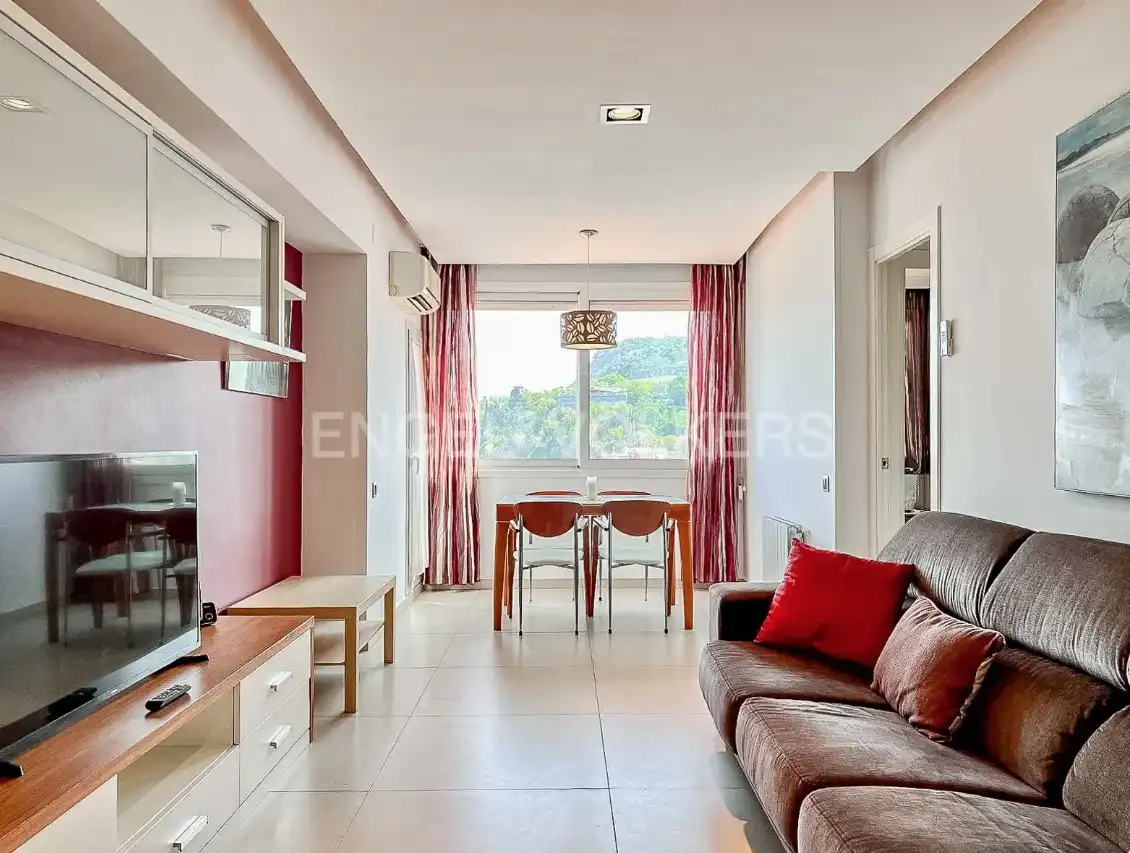 Sala de estar de Ático en venta en Barcelona con Aire acondicionado, Calefacción y Amueblado