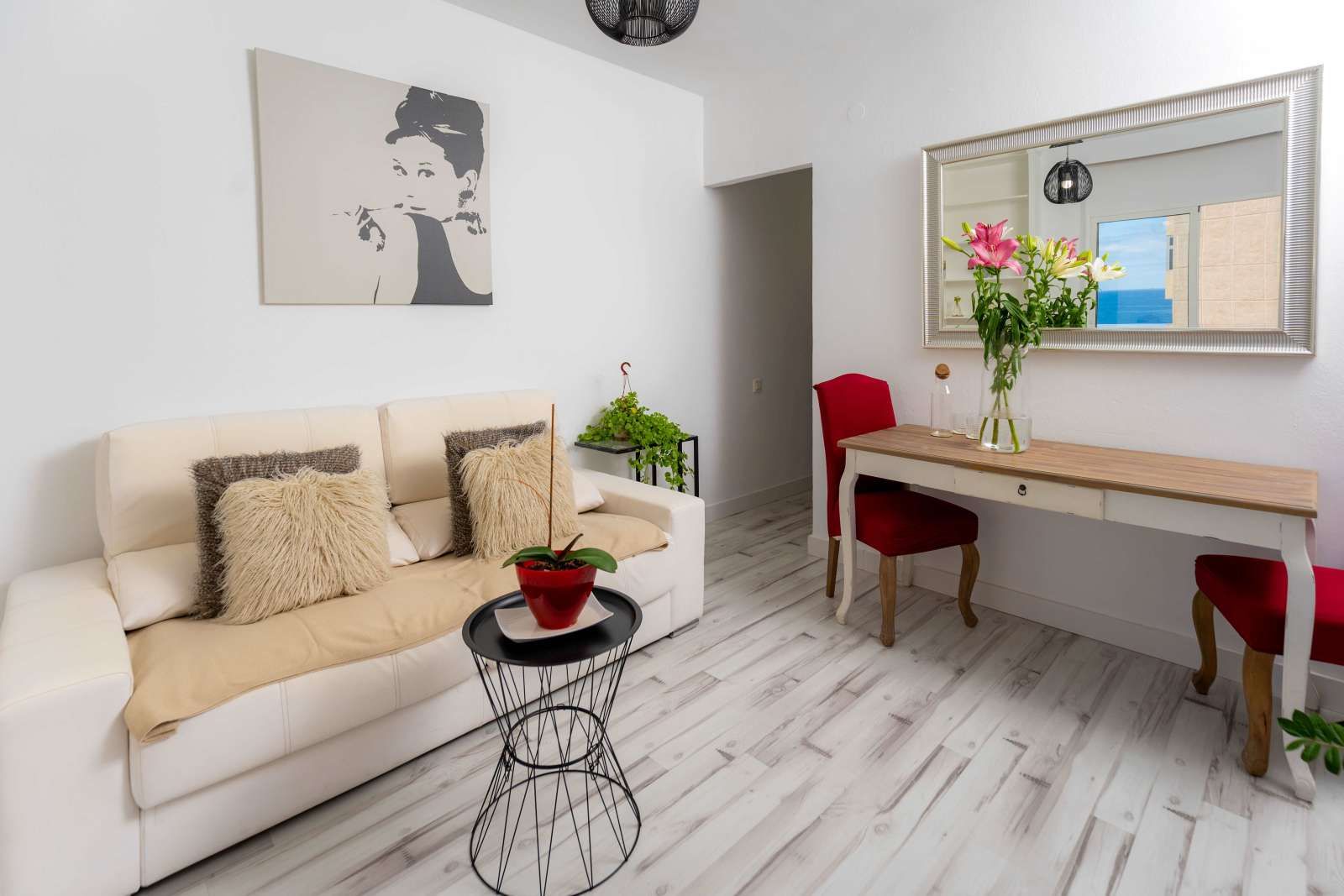 Sala d'estar de Apartament per a compartir en Las Palmas de Gran Canaria amb Terrassa