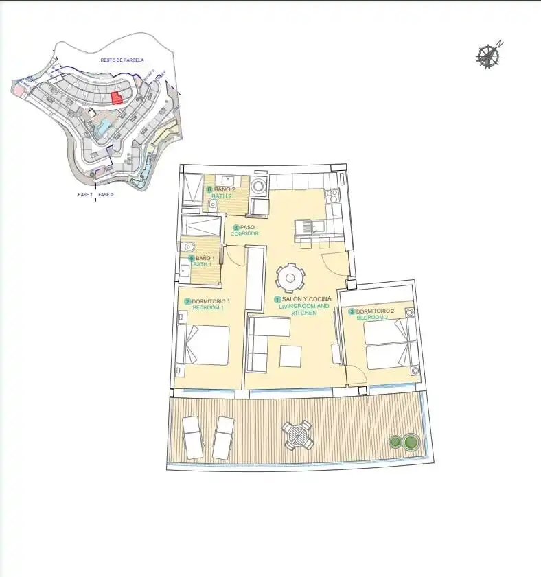 Mini appartamento con terrazza in vendita a Isla del Fraile, imagen 41