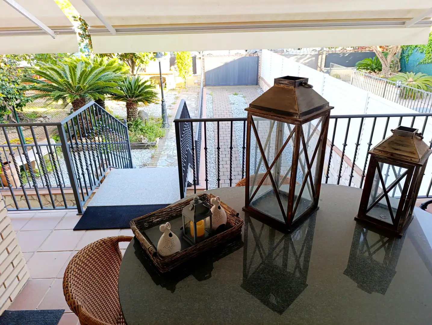 Terraza de Casa o chalet en venta en Pineda de Mar con Aire acondicionado, Calefacción y Jardín privado