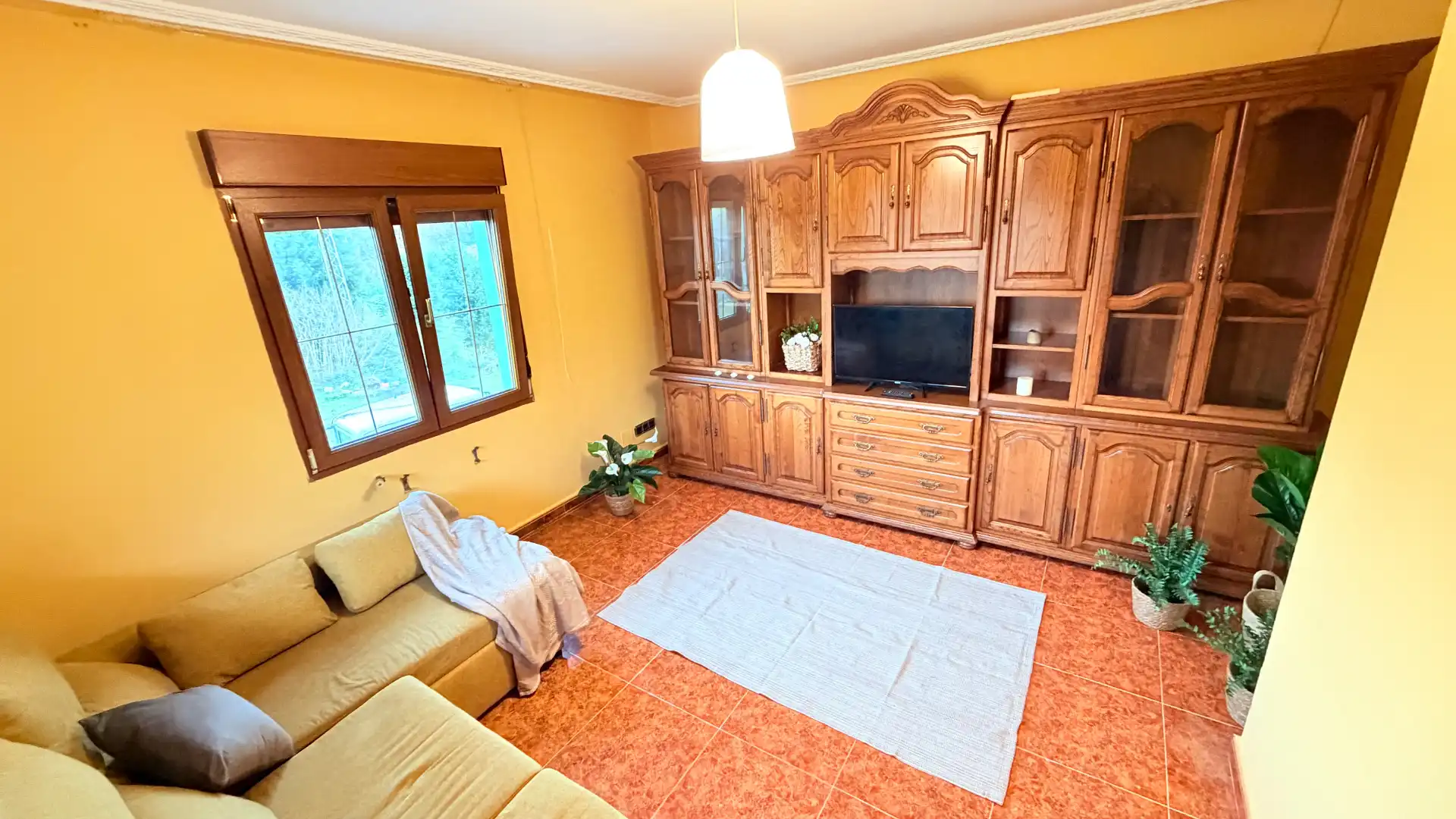 Wohnzimmer von Haus oder Chalet zur Miete in Gijón  mit Heizung, Privatgarten und Möbliert