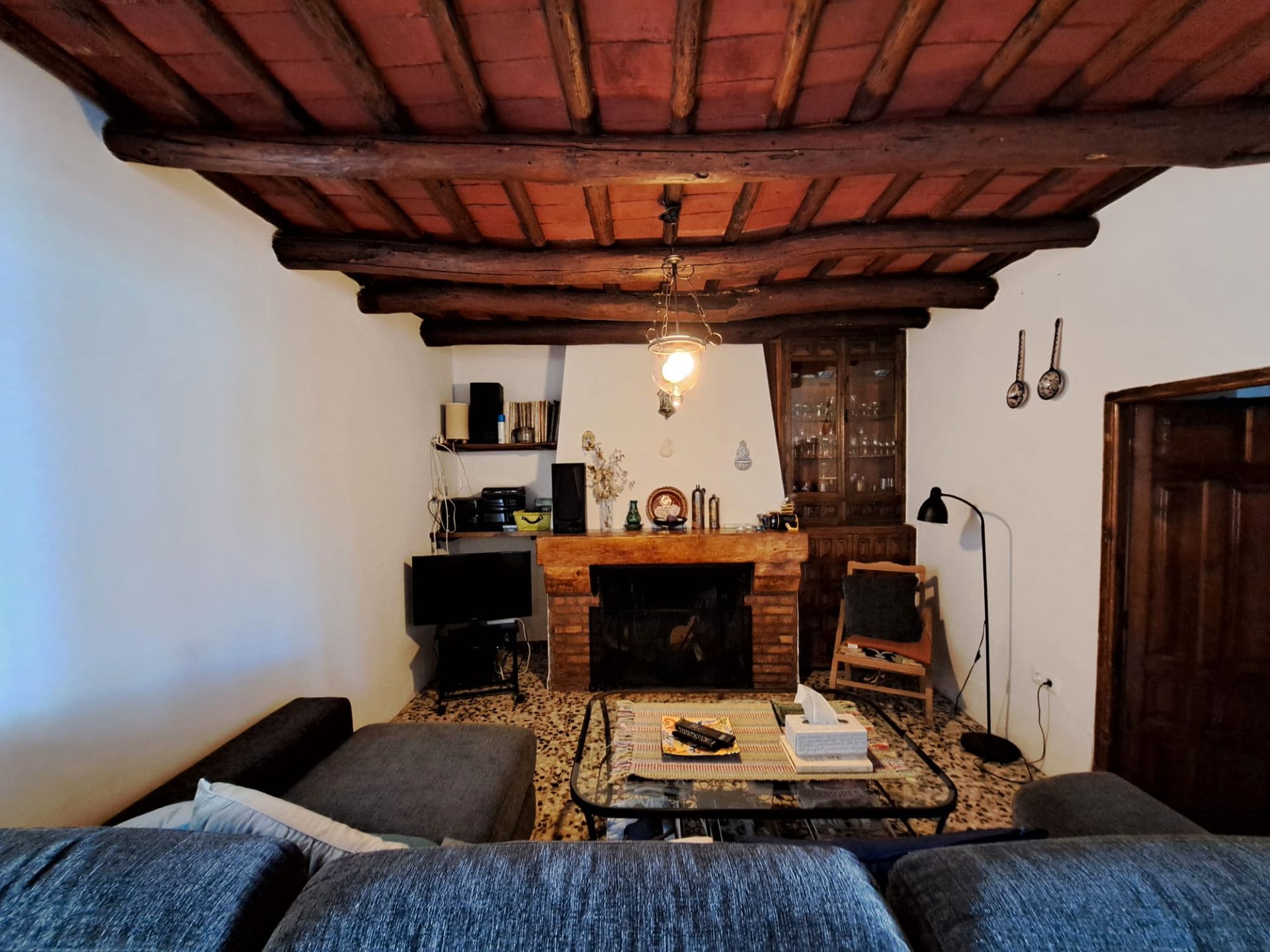 Sala d'estar de Casa o xalet en venda en Malcocinado amb Calefacció, Jardí privat i Terrassa