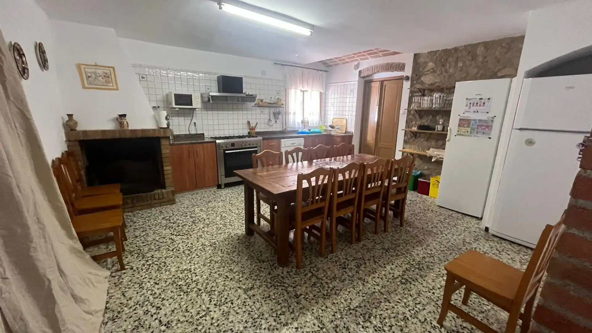 Cocina de Finca rústica de alquiler en Gualba con Calefacción