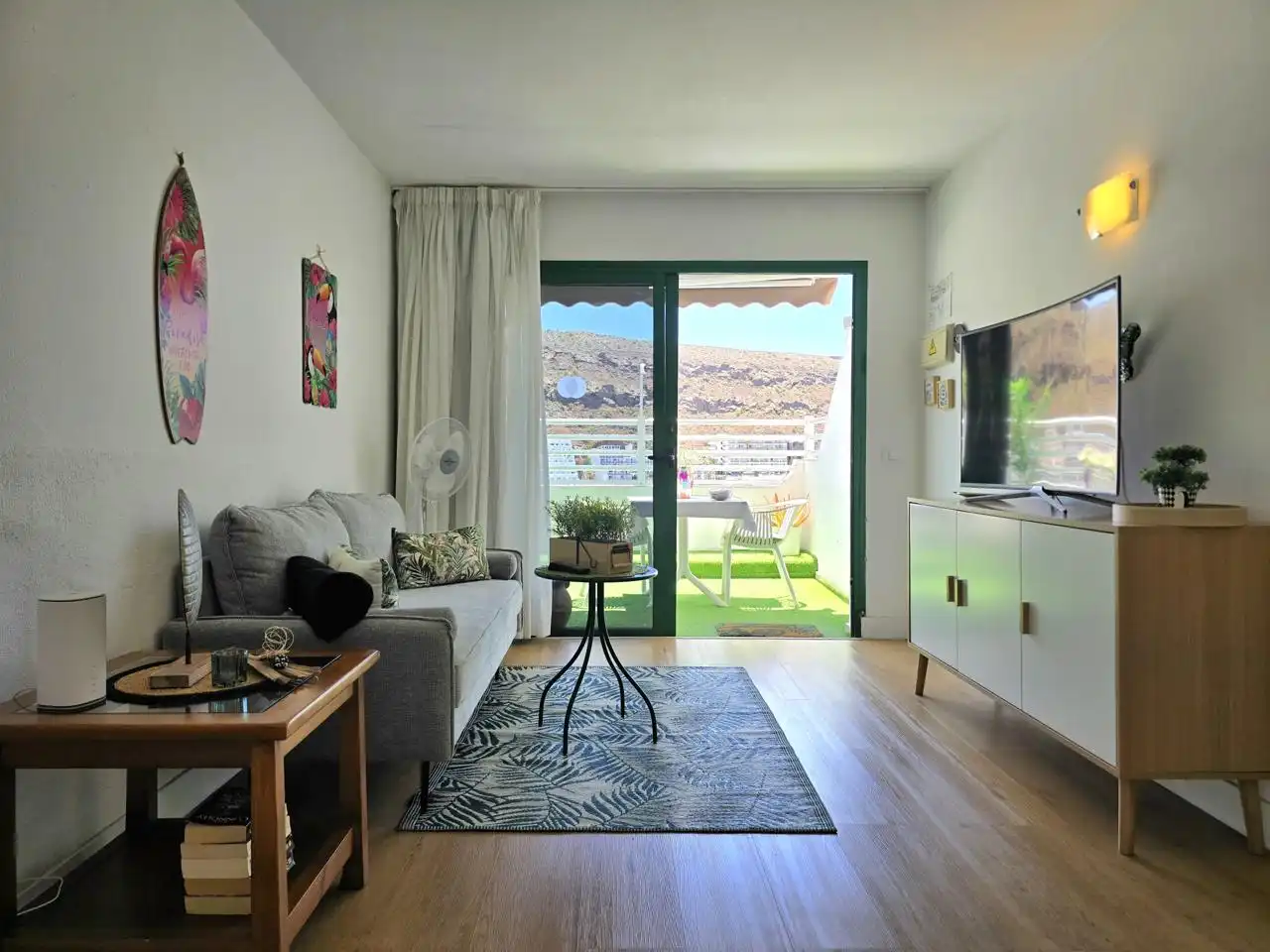 Living room of Apartments for rent in Mogán  with Terrace, Furnished and Balcony