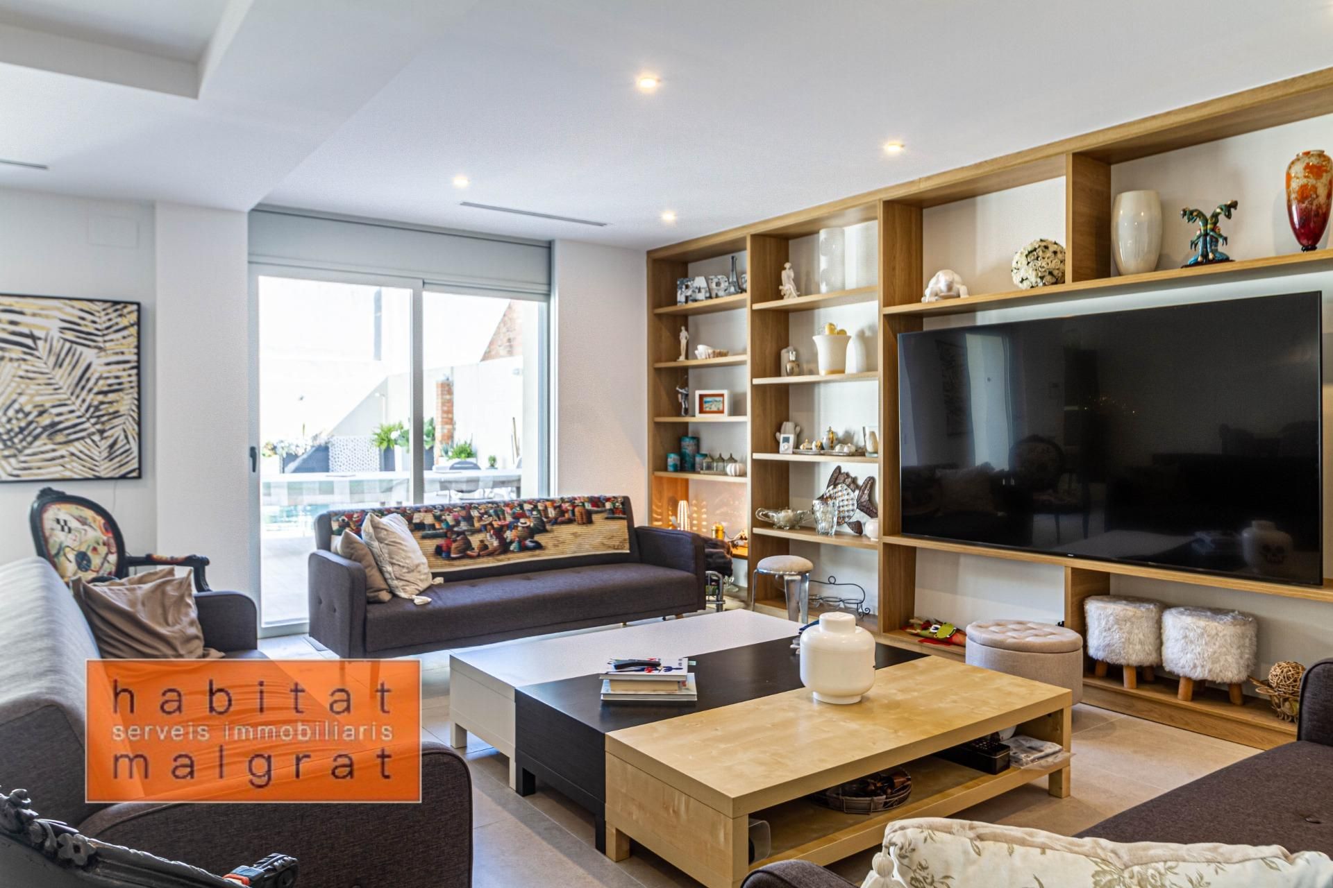 Living room of House or chalet for sale in Malgrat de Mar  with Heating, Terrace and Swimming Pool