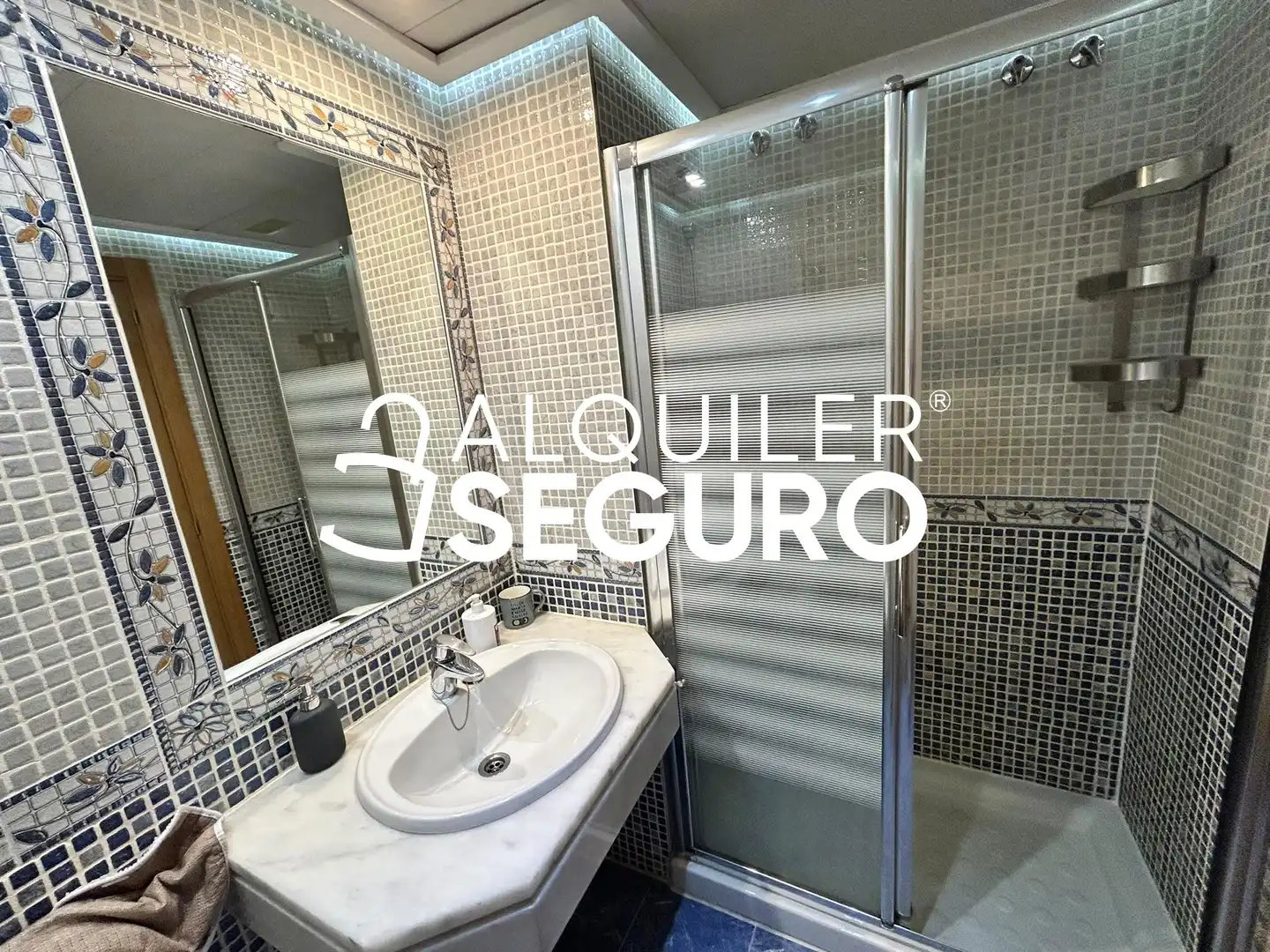 Bany de Pis de lloguer en Madrid amb Aire condicionat, Calefacció i Piscina
