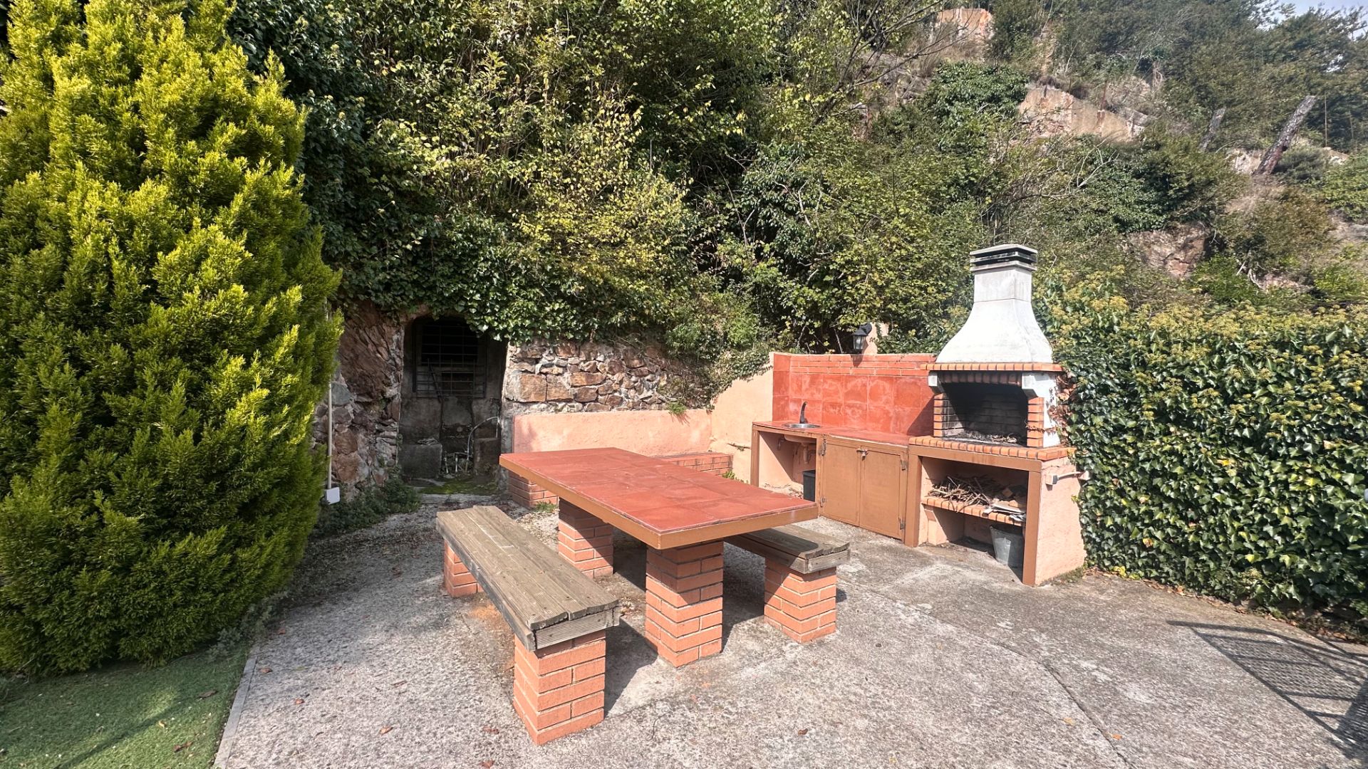 Garden of Flat for sale in Ribes de Freser  with Air Conditioner, Heating and Parquet flooring