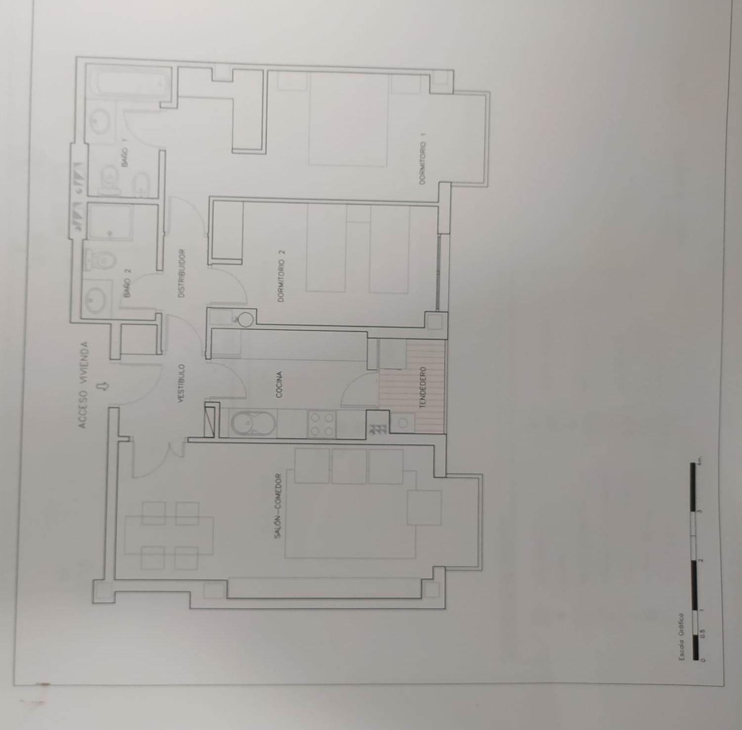 Piso en venta en  Madrid Capital con Aire acondicionado, Calefacción y Trastero