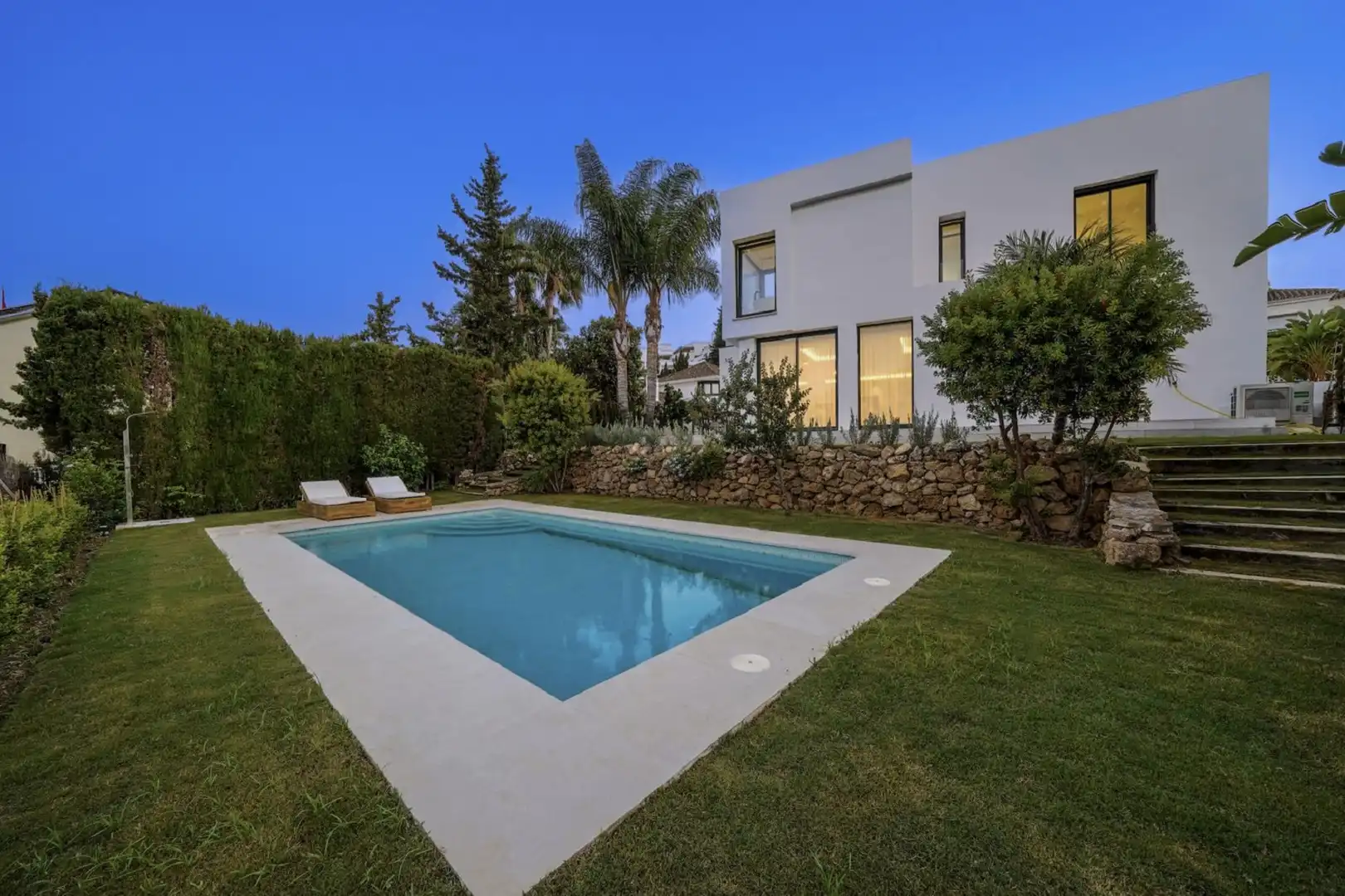 Jardín de Casa o chalet en venta en Marbella con Aire acondicionado, Jardín privado y Terraza