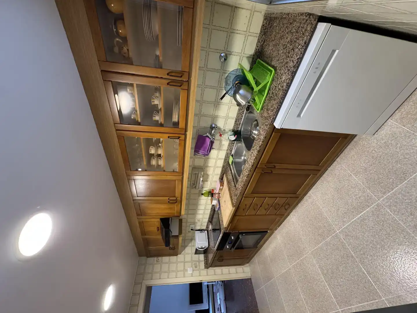 Kitchen of Flat for rent in  Valencia Capital  with Balcony