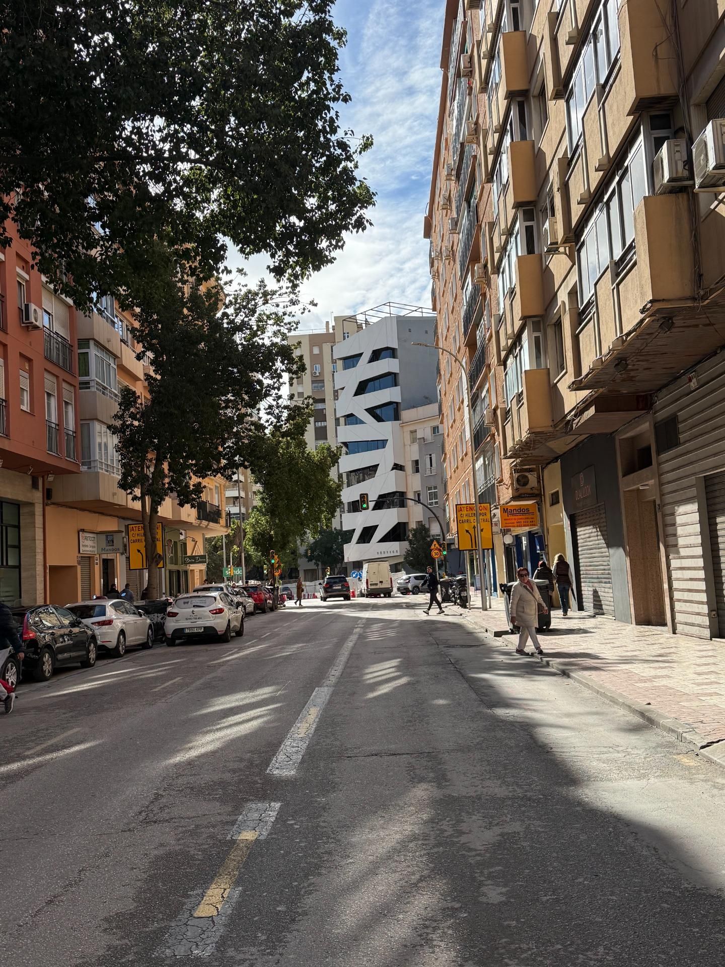 Vista exterior de Pis de lloguer en Málaga Capital amb Terrassa