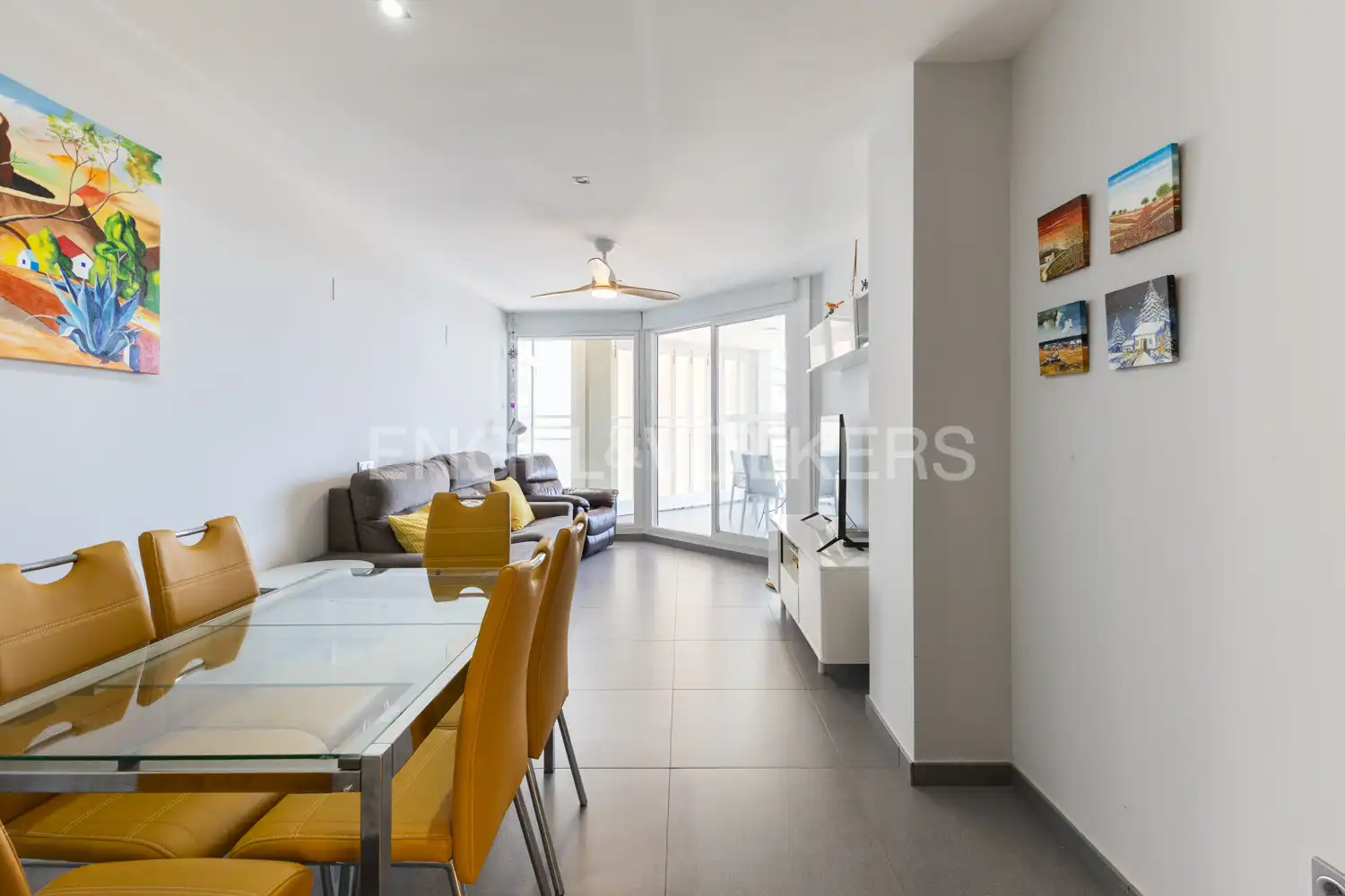 Sala de estar de Piso de alquiler en El Puig de Santa Maria con Aire acondicionado, Calefacción y Terraza