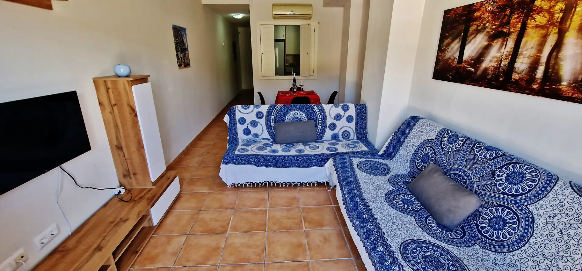 Wohnzimmer von Wohnungen zur Miete in Vélez de Benaudalla mit Klimaanlage, Heizung und Terrasse
