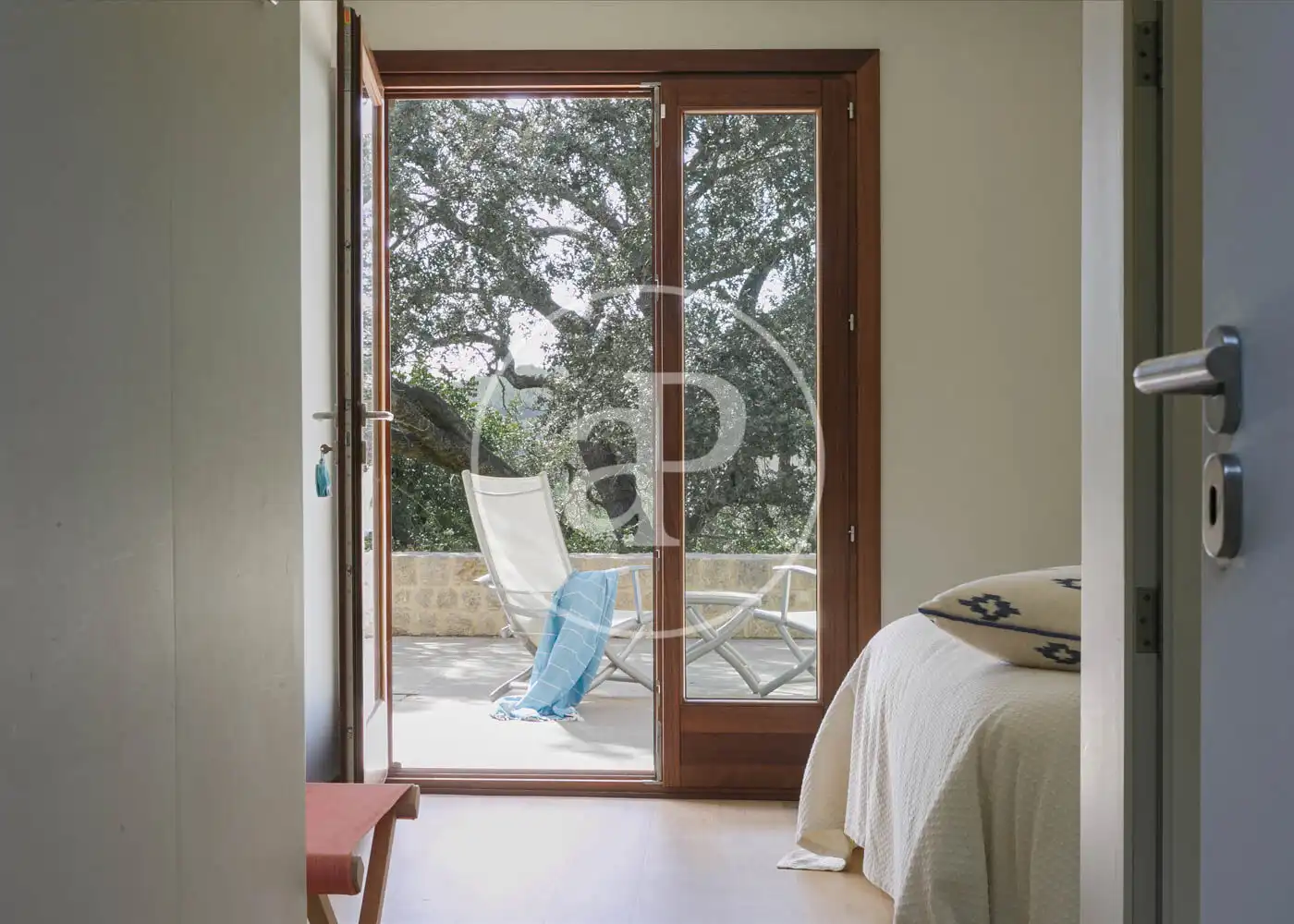 Bedroom of Houses for rent in Pollença  with Air Conditioner, Heating and Private garden