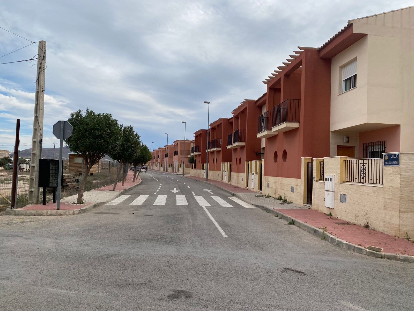 Vista exterior de Casa adosada en venda en Lorca