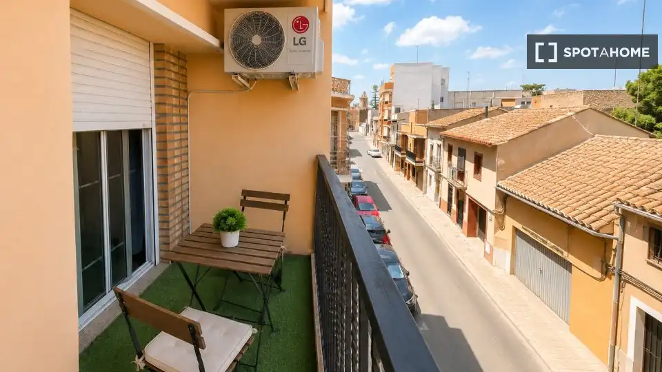 Balcony of Flat for rent in Godella  with Air Conditioner, Heating and Furnished