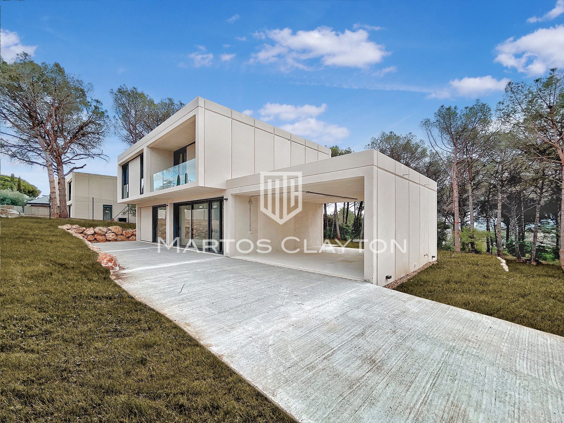 Exterior view of House or chalet for sale in L'Ametlla del Vallès  with Terrace and Swimming Pool