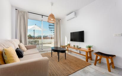 Living room of Attic for sale in Casares  with Air Conditioner, Terrace and Furnished