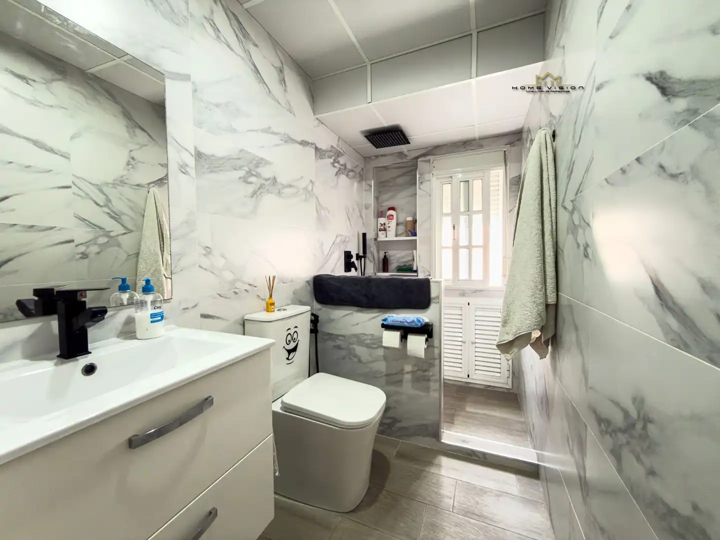 Baño de Casa o chalet en venta en El Puerto de Santa María con Aire acondicionado, Calefacción y Jardín privado