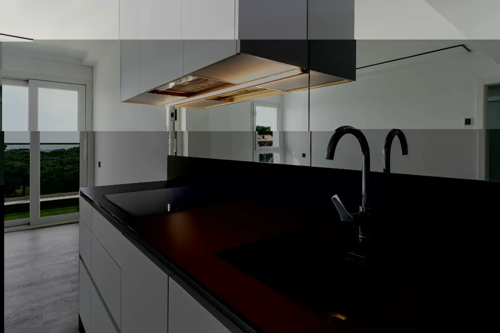 Kitchen of Flat for sale in Sant Andreu de Llavaneres  with Air Conditioner, Heating and Private garden