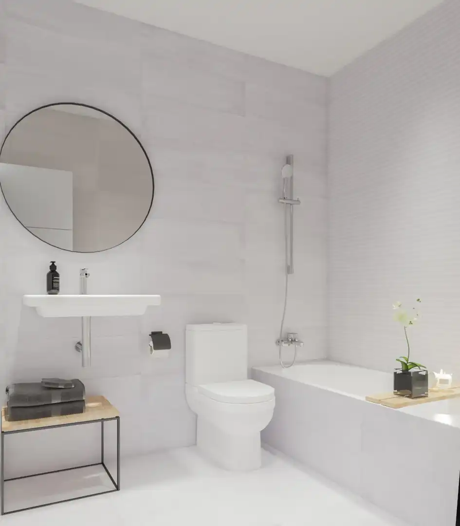 Baño de Ático en venta en Mijas con Aire acondicionado, Calefacción y Jardín privado