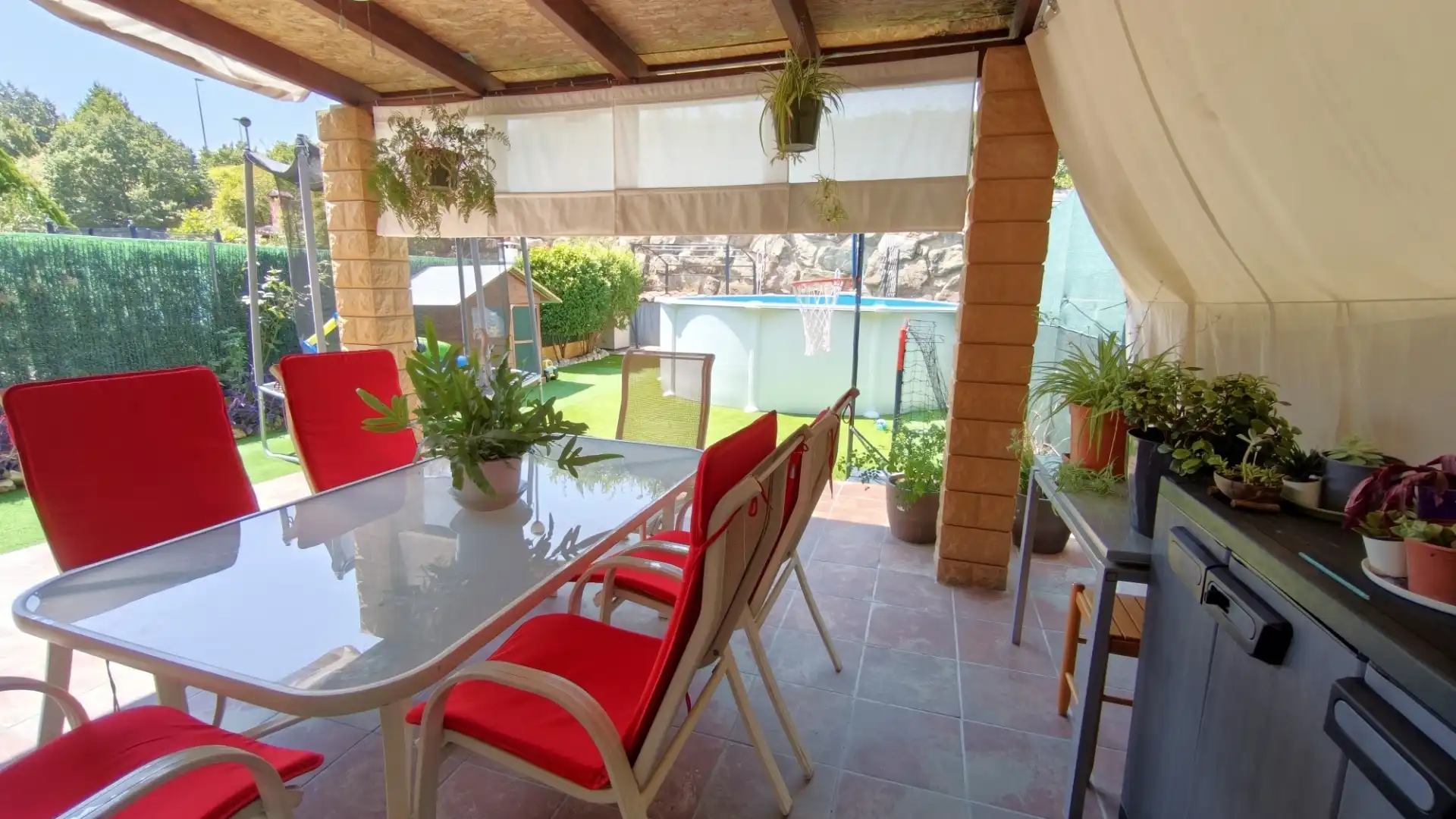 Terraza de Casa adosada en venta en Sant Salvador de Guardiola con Calefacción, Jardín privado y Parquet