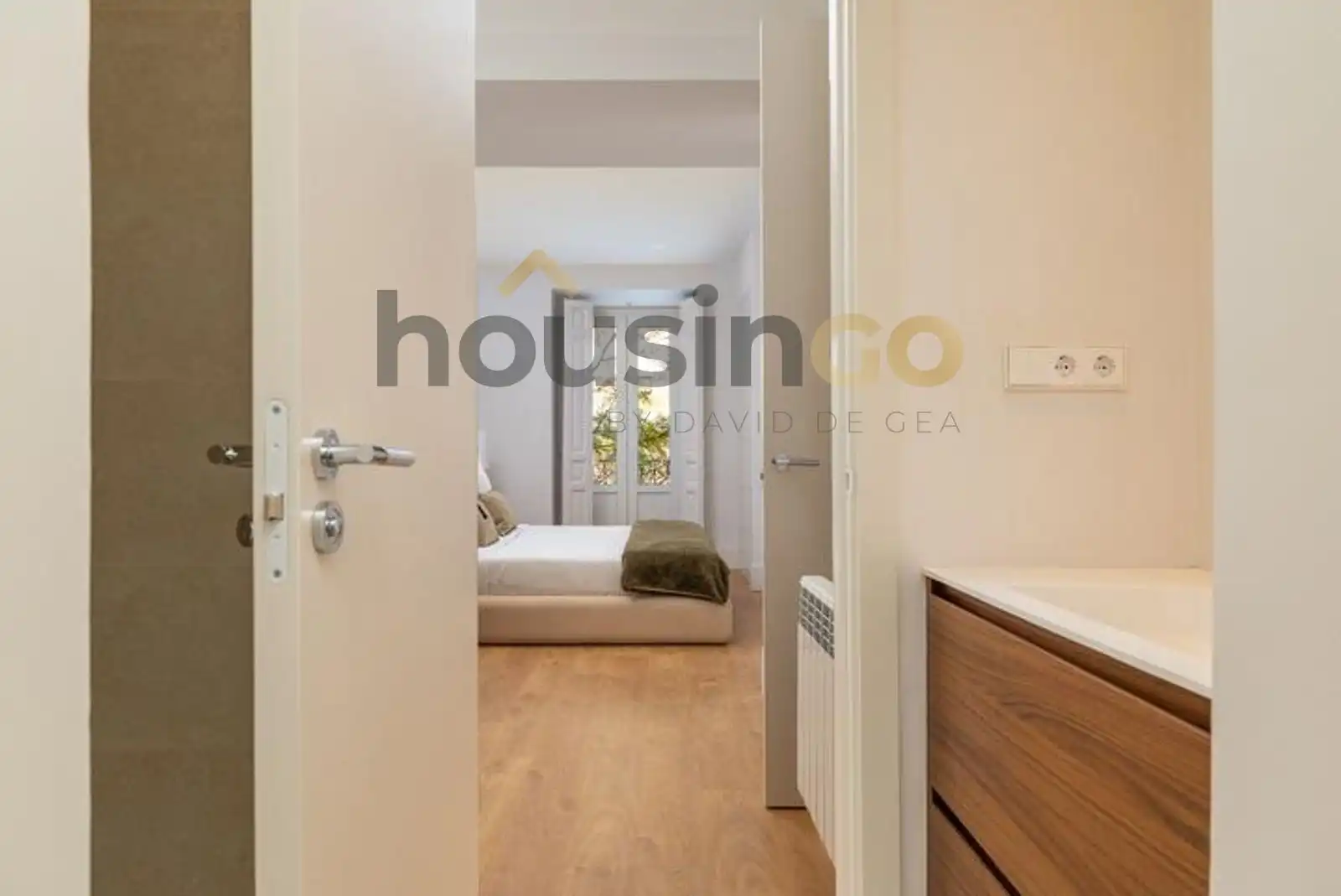 Schlafzimmer von Wohnung zum Verkauf in Madrid mit Klimaanlage, Heizung und Terrasse
