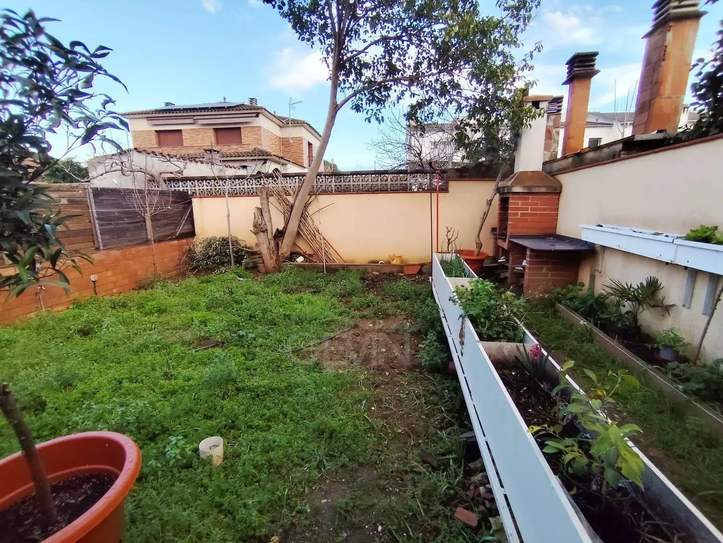 Jardí de Casa adosada en venda en Santa Perpètua de Mogoda amb Calefacció, Jardí privat i Terrassa
