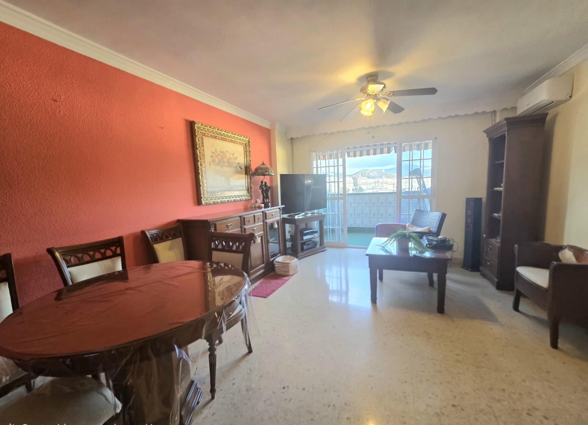 Sala d'estar de Pis en venda en Málaga Capital amb Aire condicionat i Terrassa