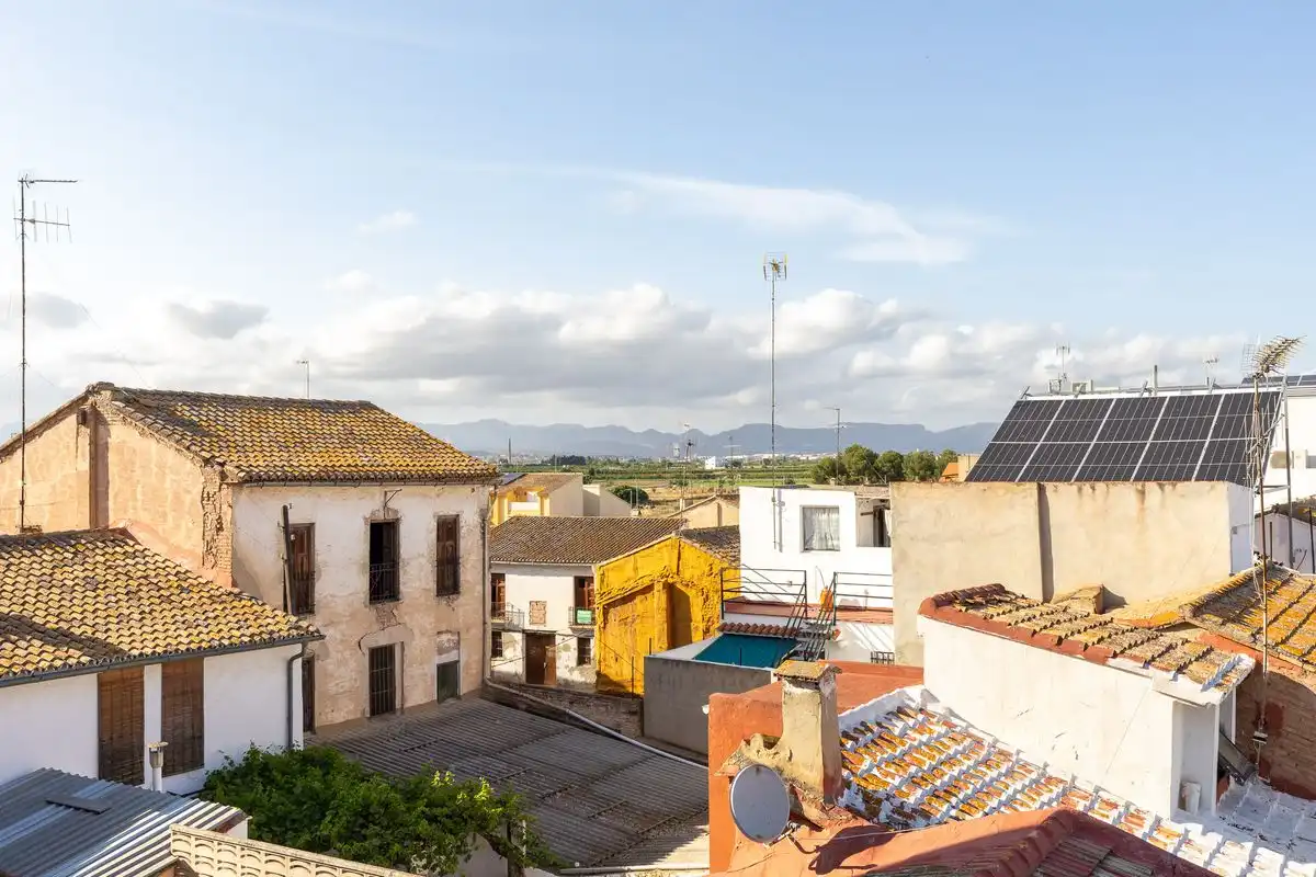 Außenansicht von Dachboden zum Verkauf in Foios mit Klimaanlage, Heizung und Terrasse