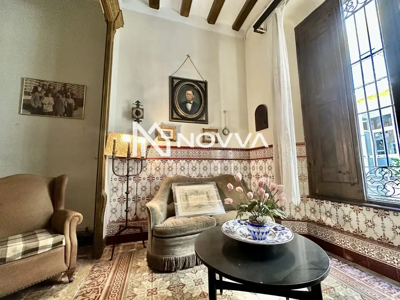 Sala d'estar de Casa o xalet en venda en Malgrat de Mar amb Jardí privat