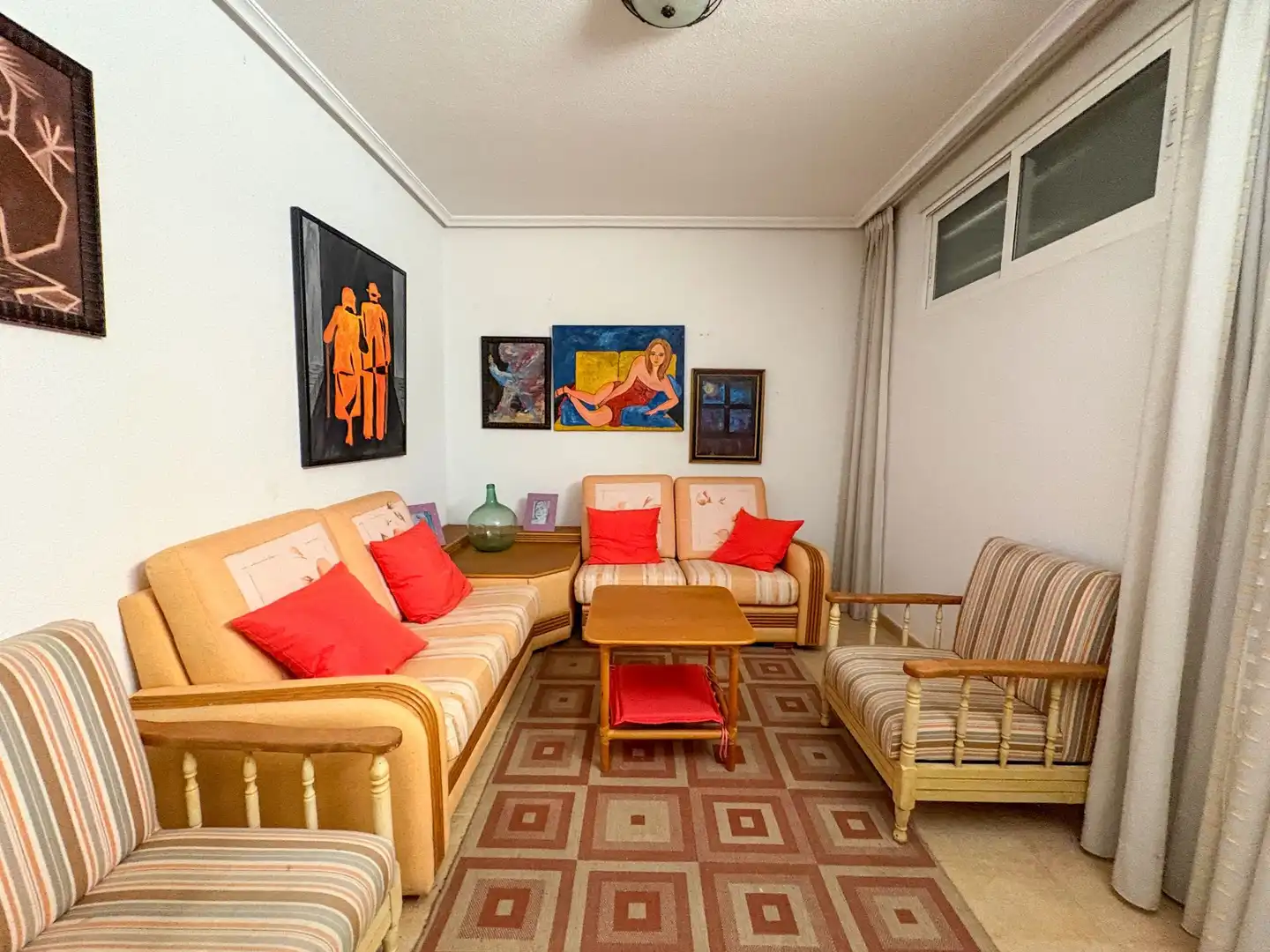 Living room of Detached homes for rent in Torrevieja  with Air Conditioner, Heating and Private garden