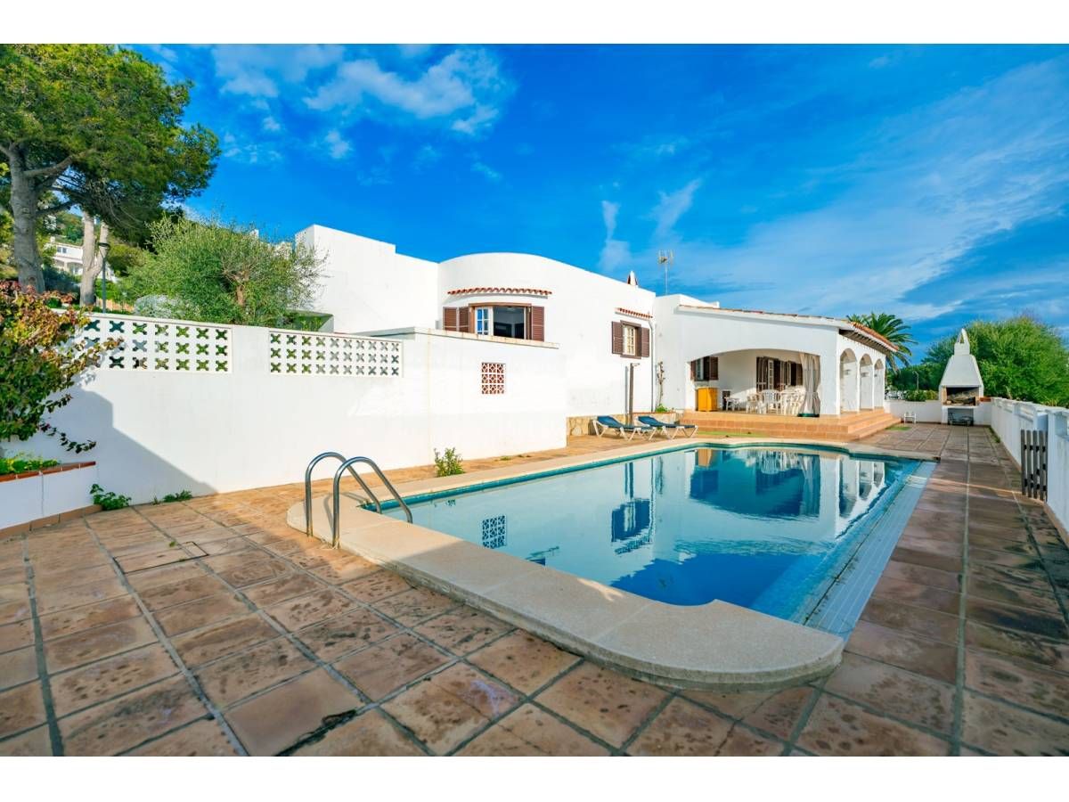 Exterior view of House or chalet for sale in Alaior  with Private garden, Swimming Pool and Furnished