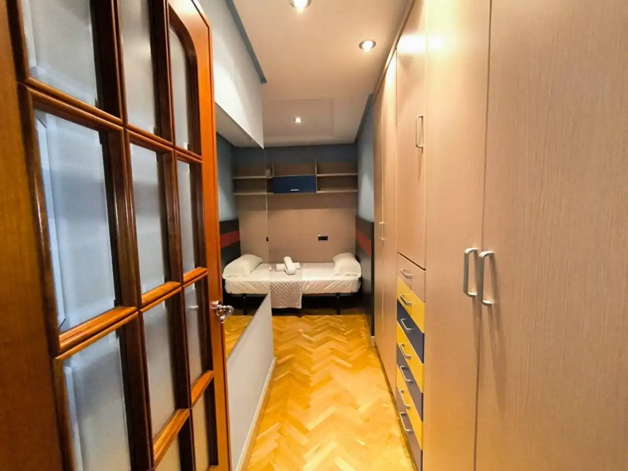 Schlafzimmer von Wohnung zum Verkauf in Albacete mit Klimaanlage, Heizung und Parkett