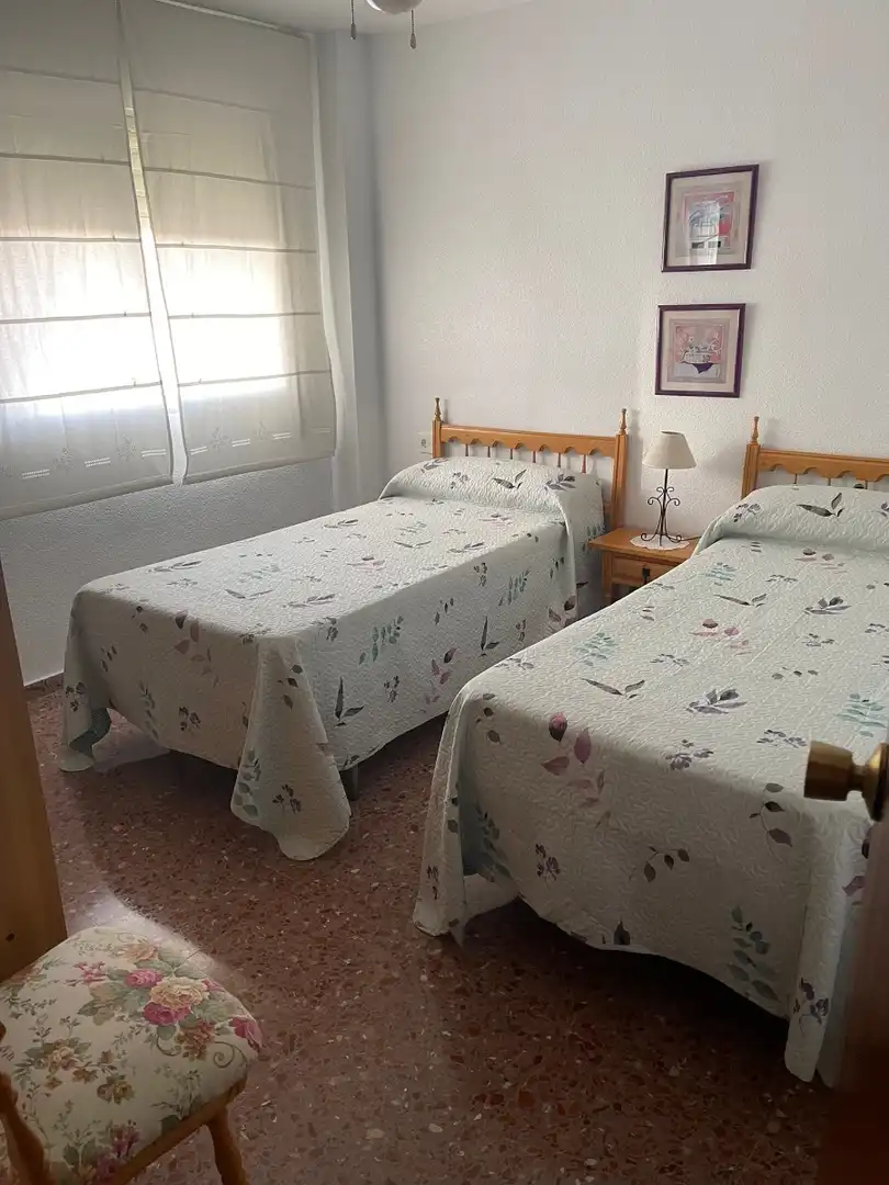 Dormitori de Apartament de lloguer en Mazarrón amb Aire condicionat, Calefacció i Moblat
