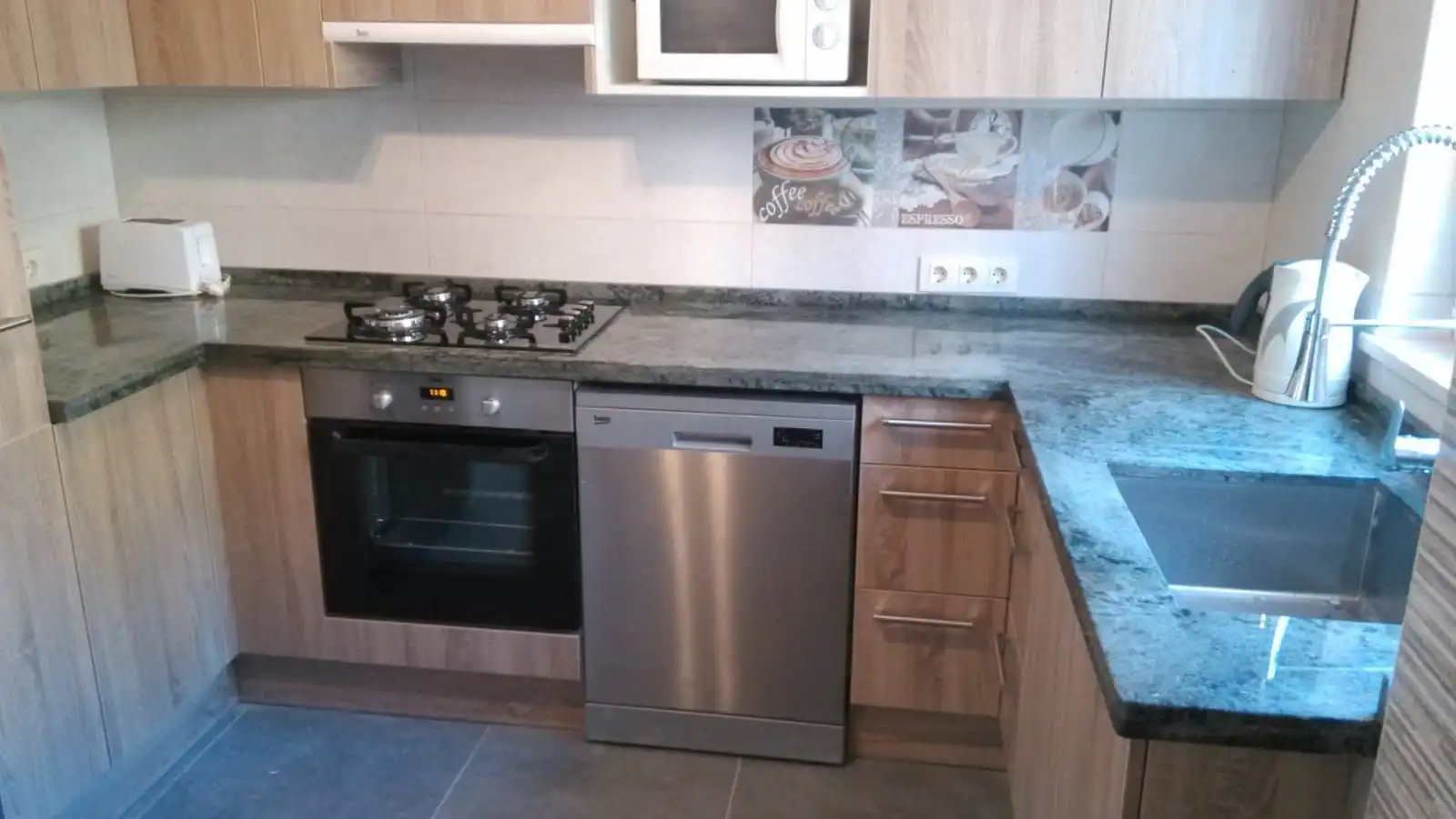 Kitchen of Houses for sale in Calpe / Calp  with Air Conditioner, Heating and Private garden