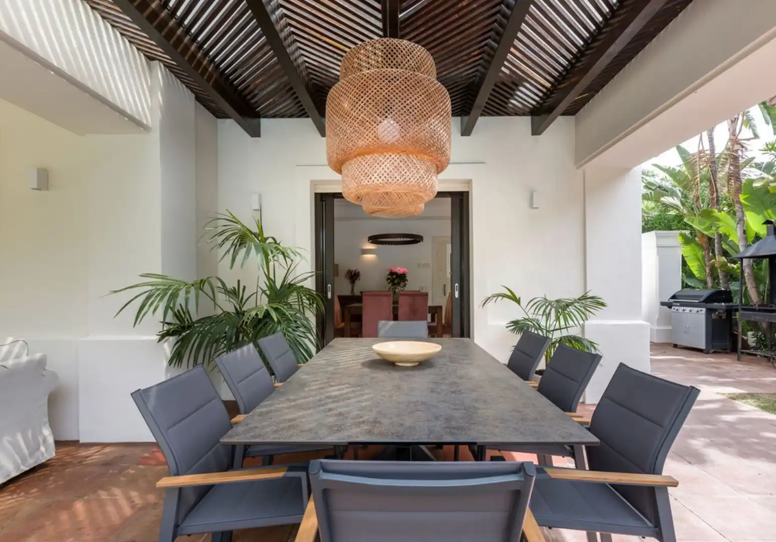 Terrassa de Casa o xalet de lloguer en Marbella amb Aire condicionat, Terrassa i Piscina