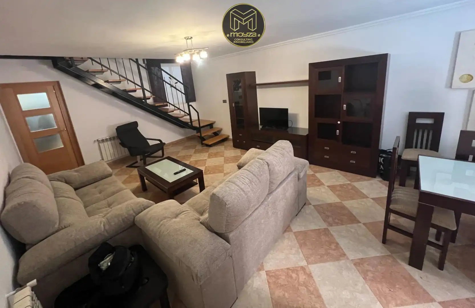 Living room of Houses for sale in Jaén  with Air Conditioner, Terrace and Furnished