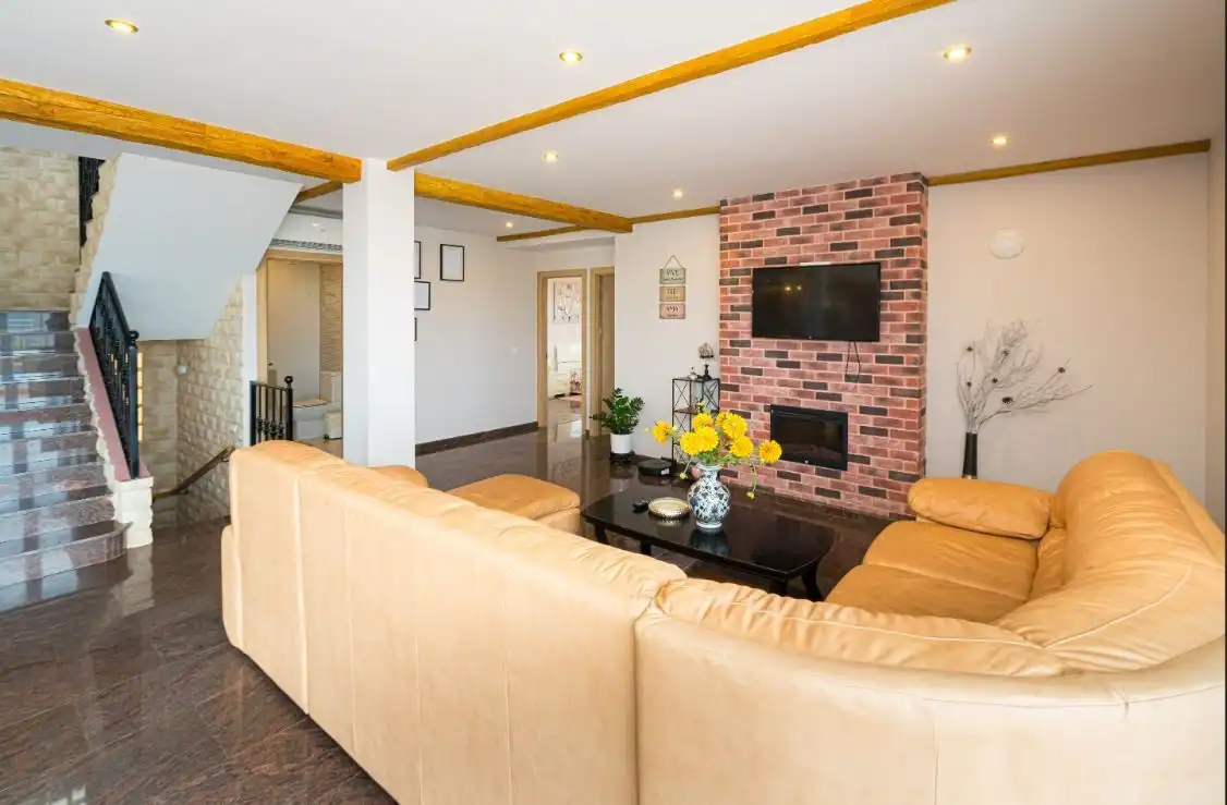 Sala de estar de Casa o chalet en venta en Altea con Aire acondicionado, Jardín privado y Trastero