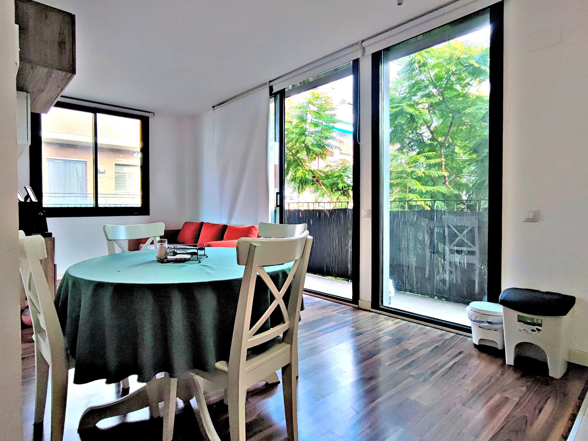 Bedroom of Flat to rent in L'Hospitalet de Llobregat  with Air Conditioner, Heating and Parquet flooring