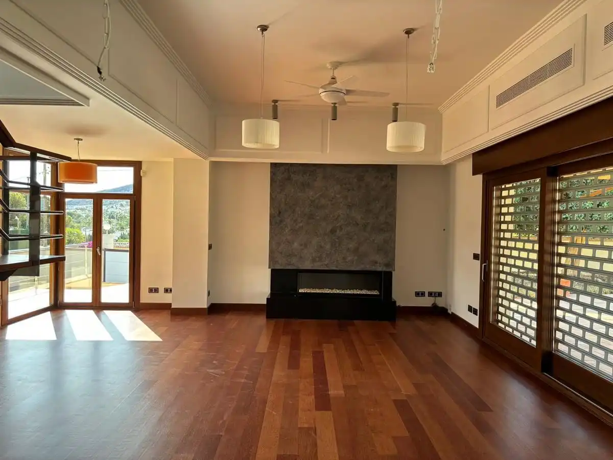 Sala de estar de Casa o chalet en venta en L'Alfàs del Pi con Aire acondicionado, Jardín privado y Terraza
