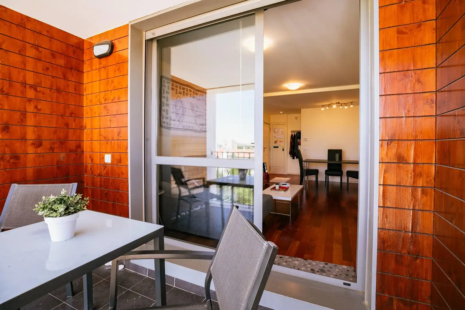 Terraza de Piso en venta en Sabiñánigo con Calefacción, Jardín privado y Terraza