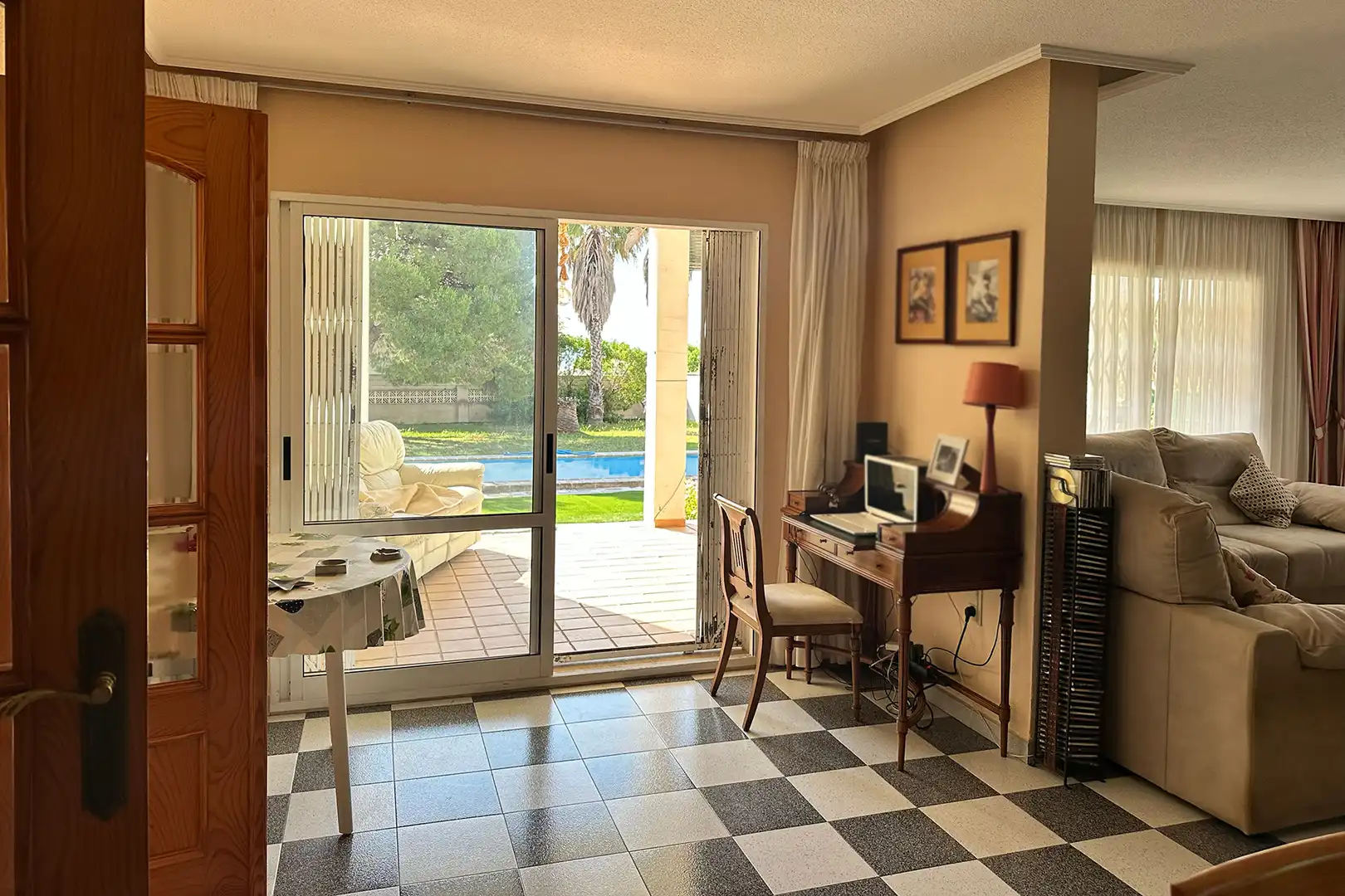 Sala de estar de Casa o chalet en venta en Vinaròs con Calefacción, Jardín privado y Terraza