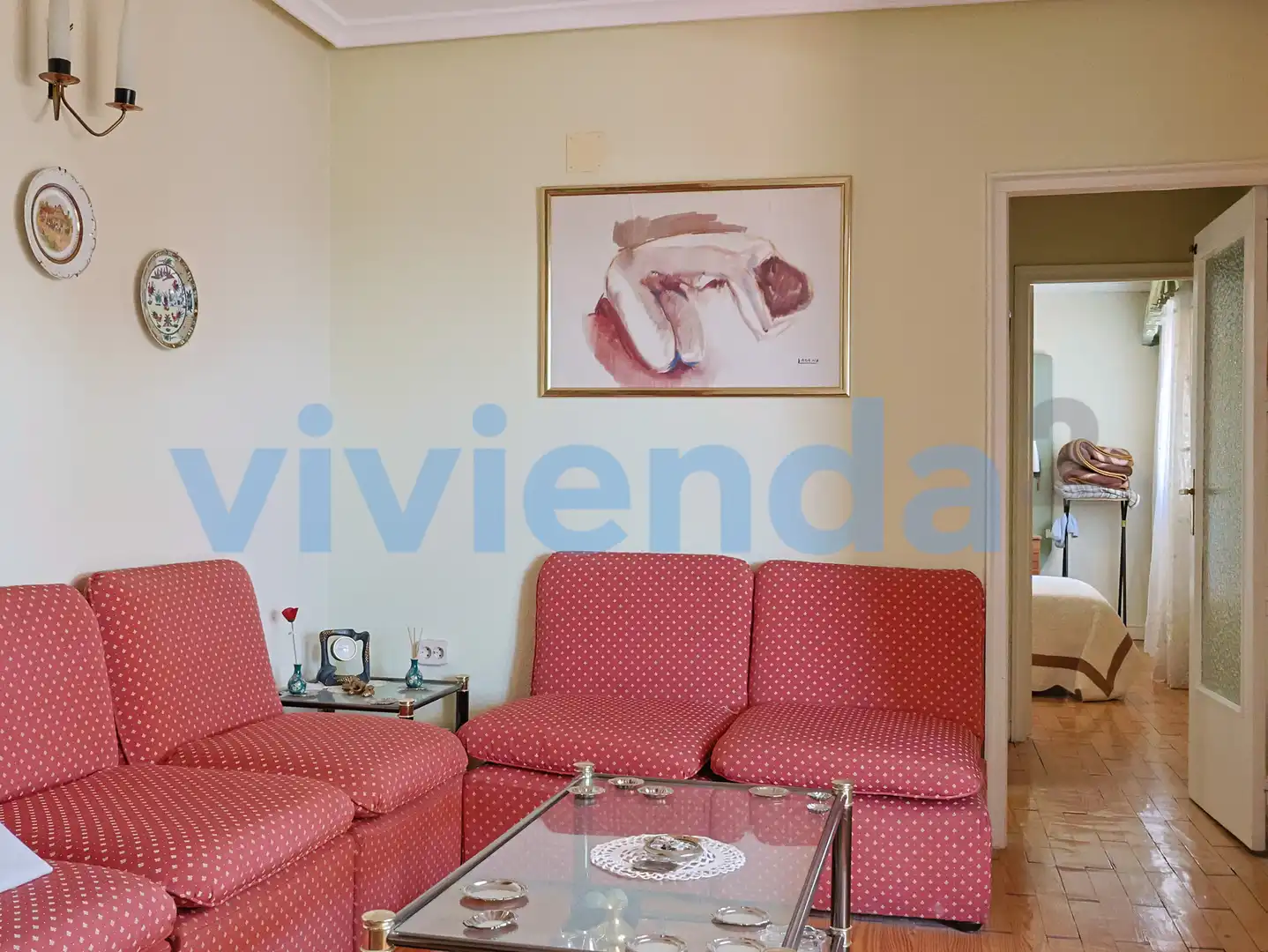 Wohnzimmer von Dachboden zum Verkauf in Madrid mit Klimaanlage, Heizung und Terrasse