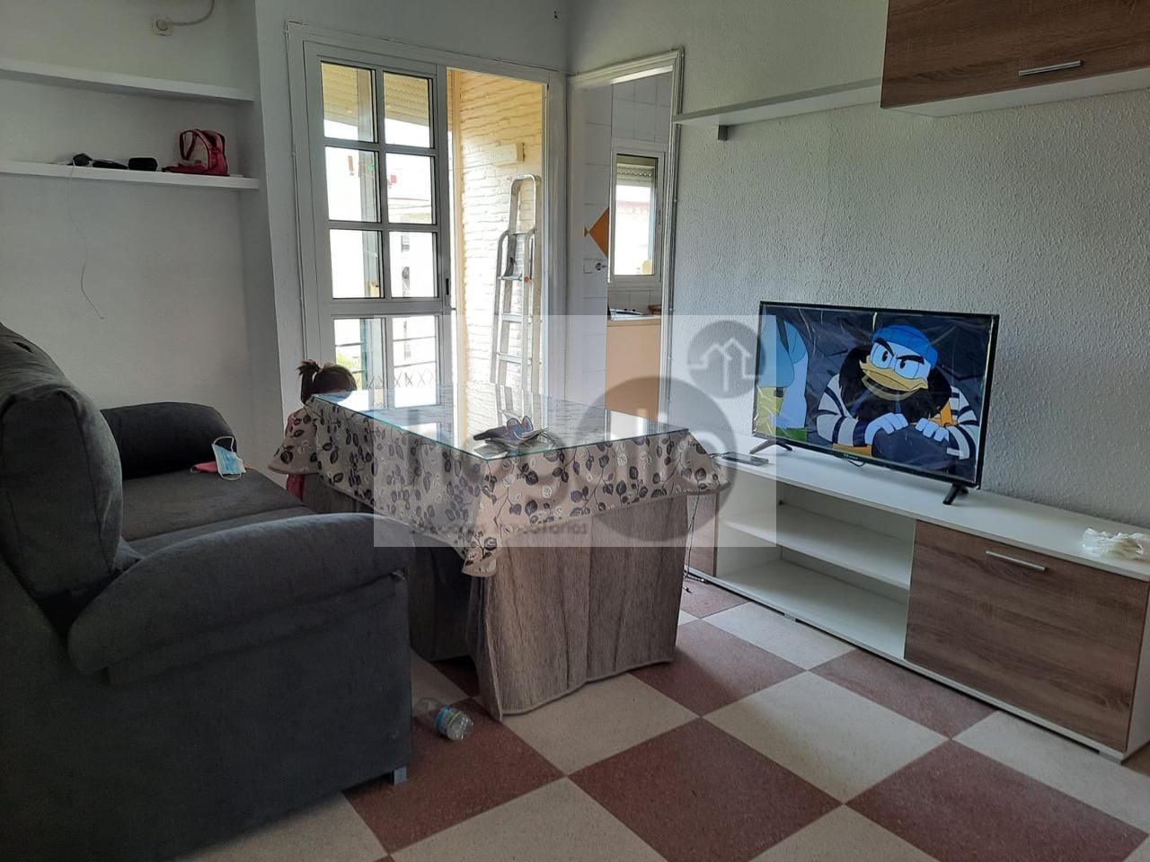 Living room of Flat to share in  Sevilla Capital  with Furnished
