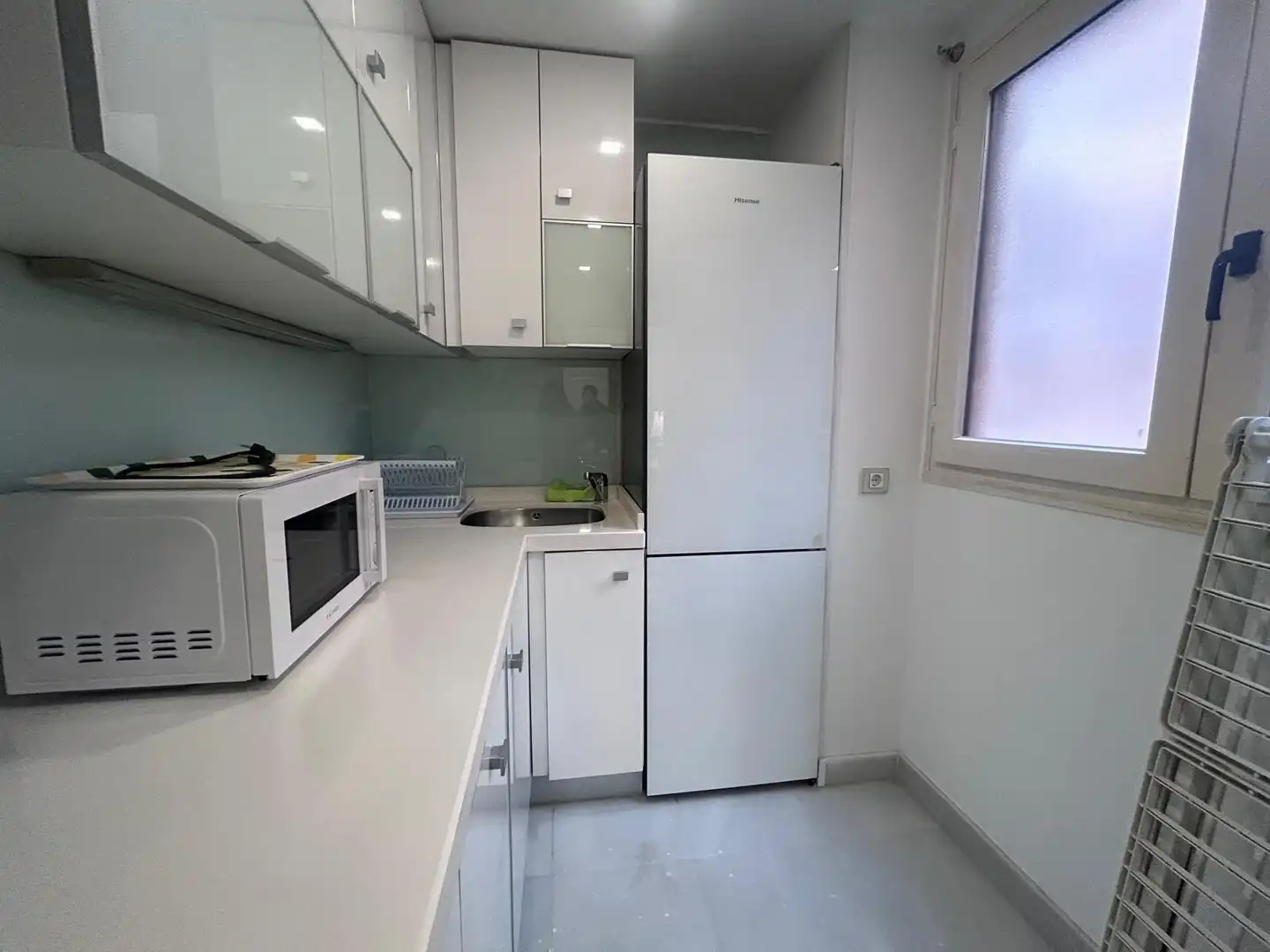 Cocina de Piso de alquiler en Madrid con Aire acondicionado, Calefacción y Parquet