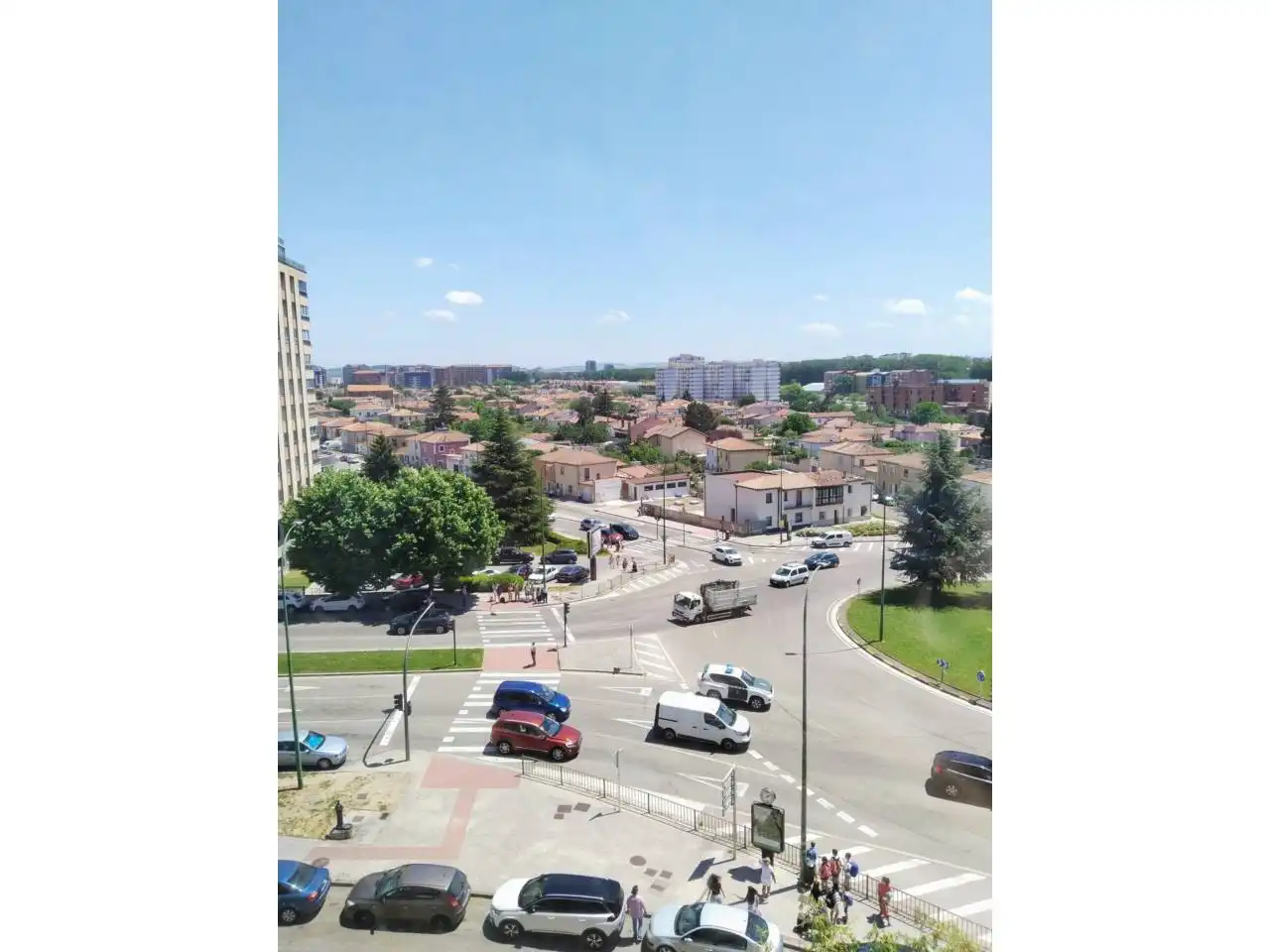 Exterior view of Flat for rent in Burgos  with Heating, Parquet flooring and Terrace