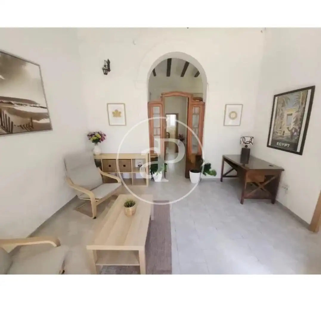 Sala d'estar de Pis de lloguer en Valencia amb Aire condicionat, Calefacció i Terrassa