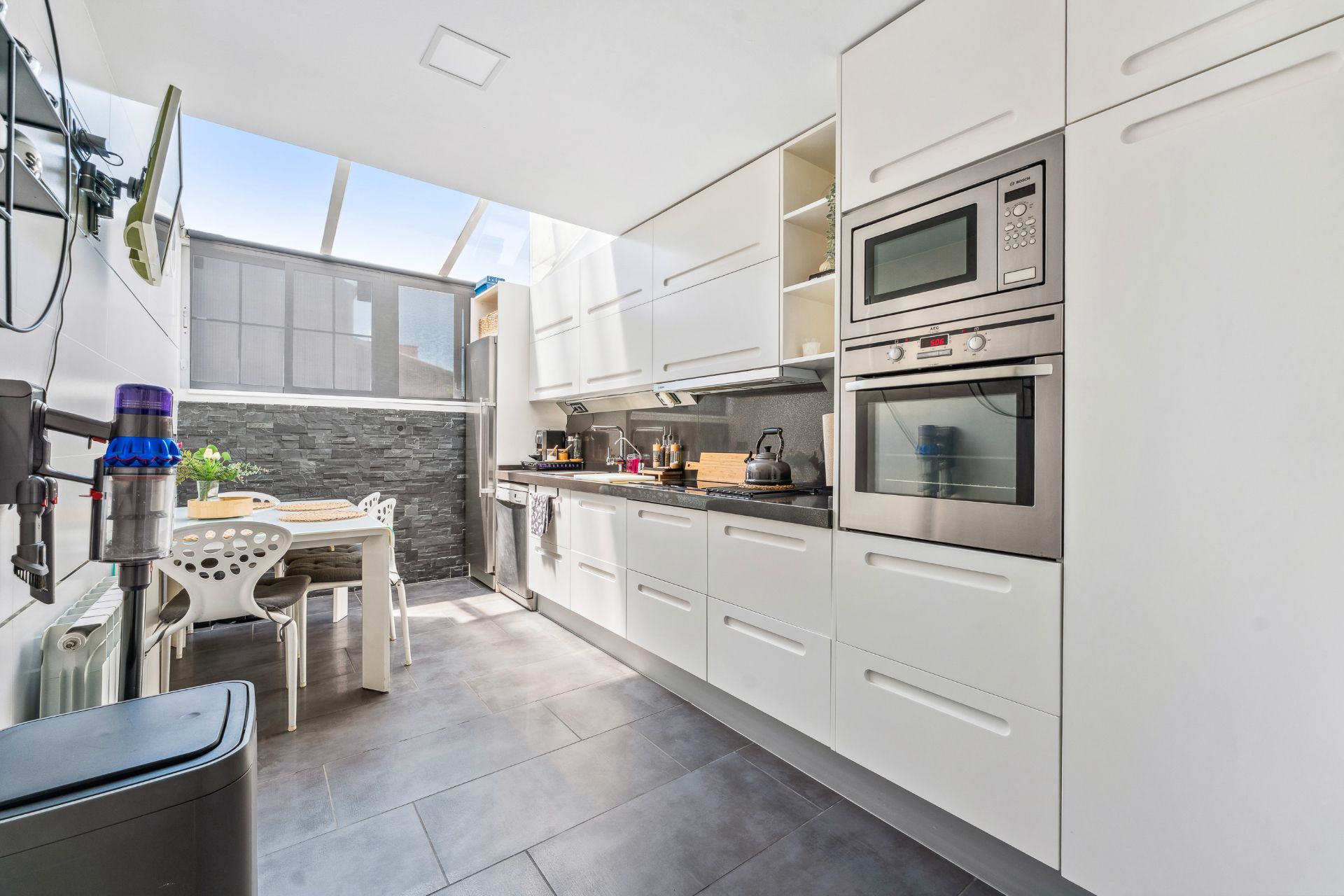 Kitchen of Single-family semi-detached for sale in El Vendrell  with Air Conditioner, Heating and Parquet flooring