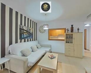 Living room of Flat for sale in Roquetas de Mar  with Heating, Private garden and Terrace